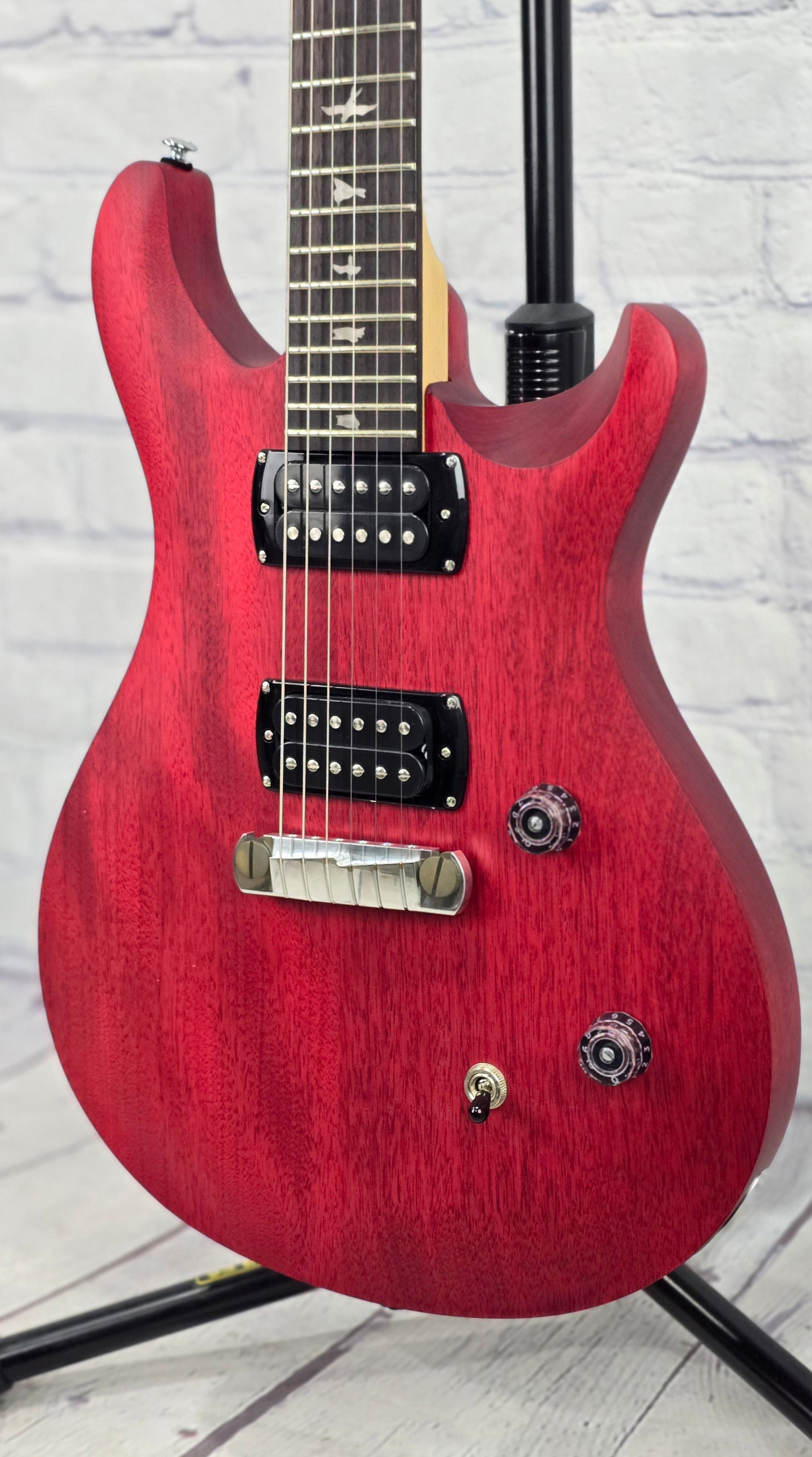 Paul Reed Smith PRS Guitars SE CE24 Standard Stoptail 6 String Electric Guitar Satin Vintage Cherry