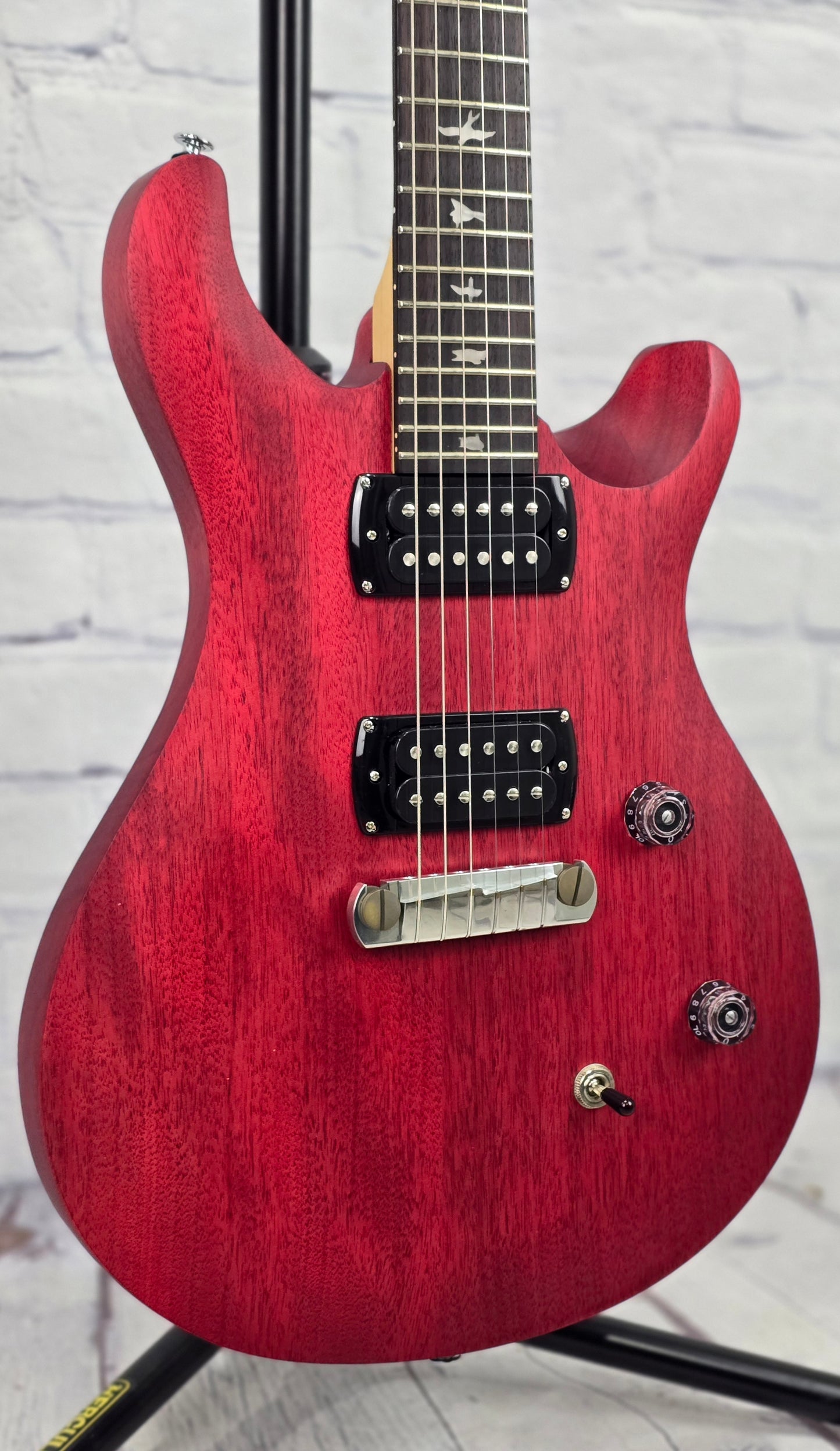 Paul Reed Smith PRS Guitars SE CE24 Standard Stoptail 6 String Electric Guitar Satin Vintage Cherry