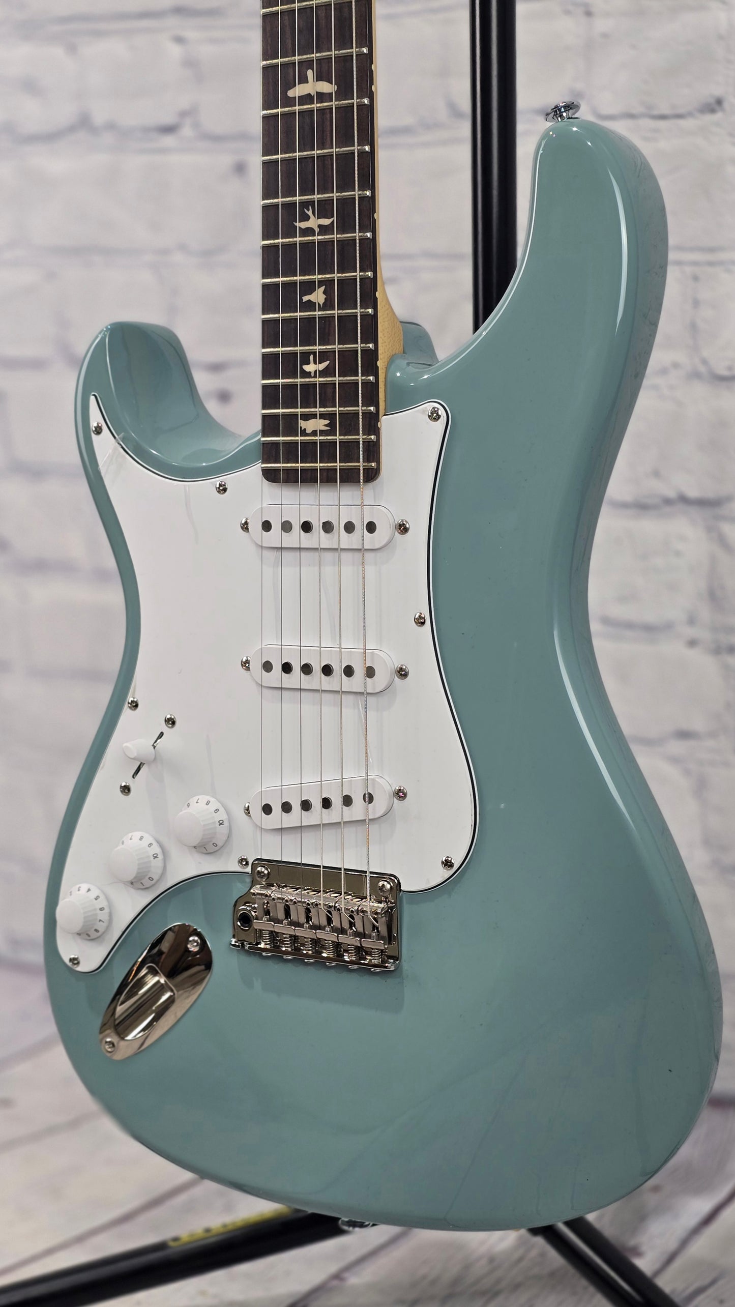 Paul Reed Smith PRS SE Silver Sky Left Handed John Mayer Electric Guitar Stone Blue Lefty