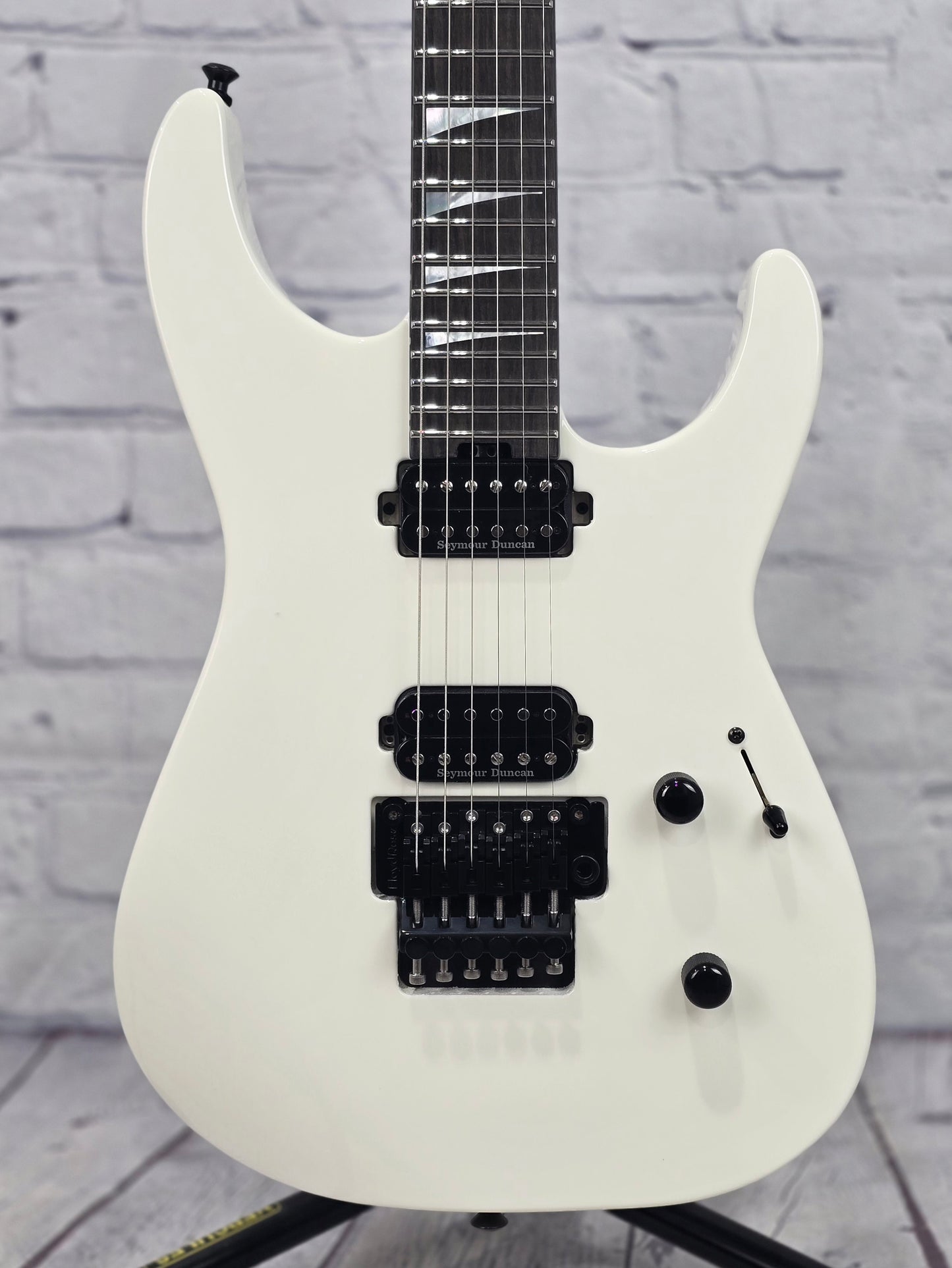 Jackson Guitars American Series Soloist SL2 DX 6 String Electric Guitar Snow White