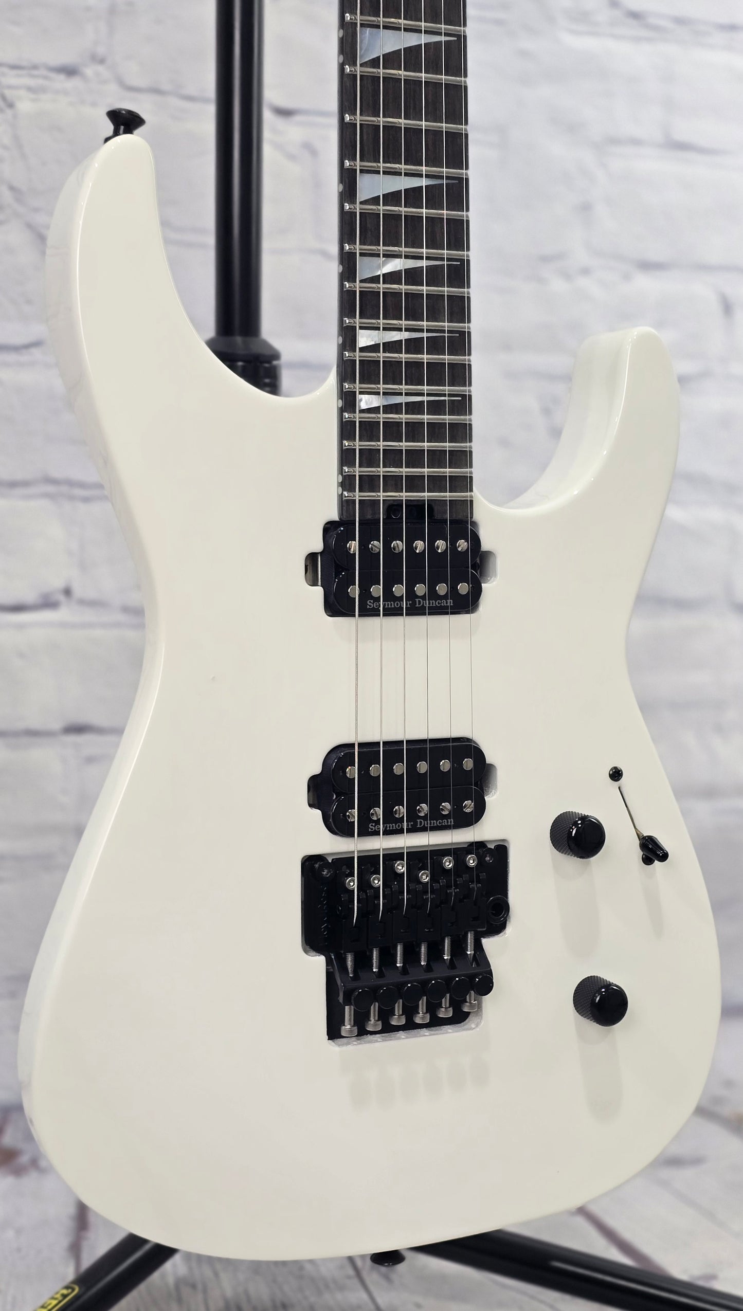 Jackson Guitars American Series Soloist SL2 DX 6 String Electric Guitar Snow White