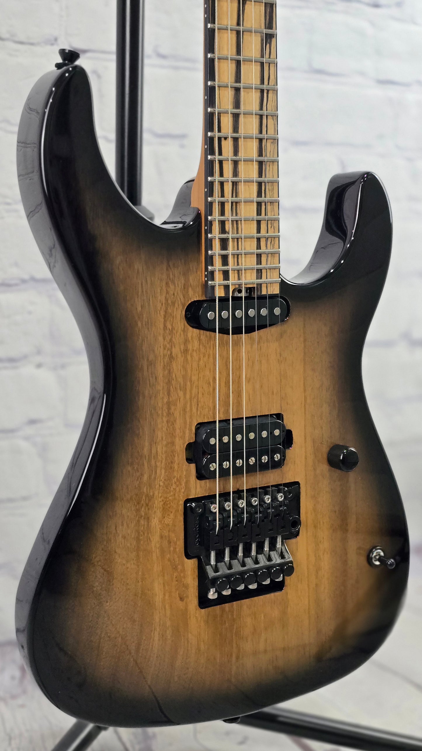 Sully Guitars Conspiracy Series 624 PME 6 String Electric Guitar Trans Black Burst