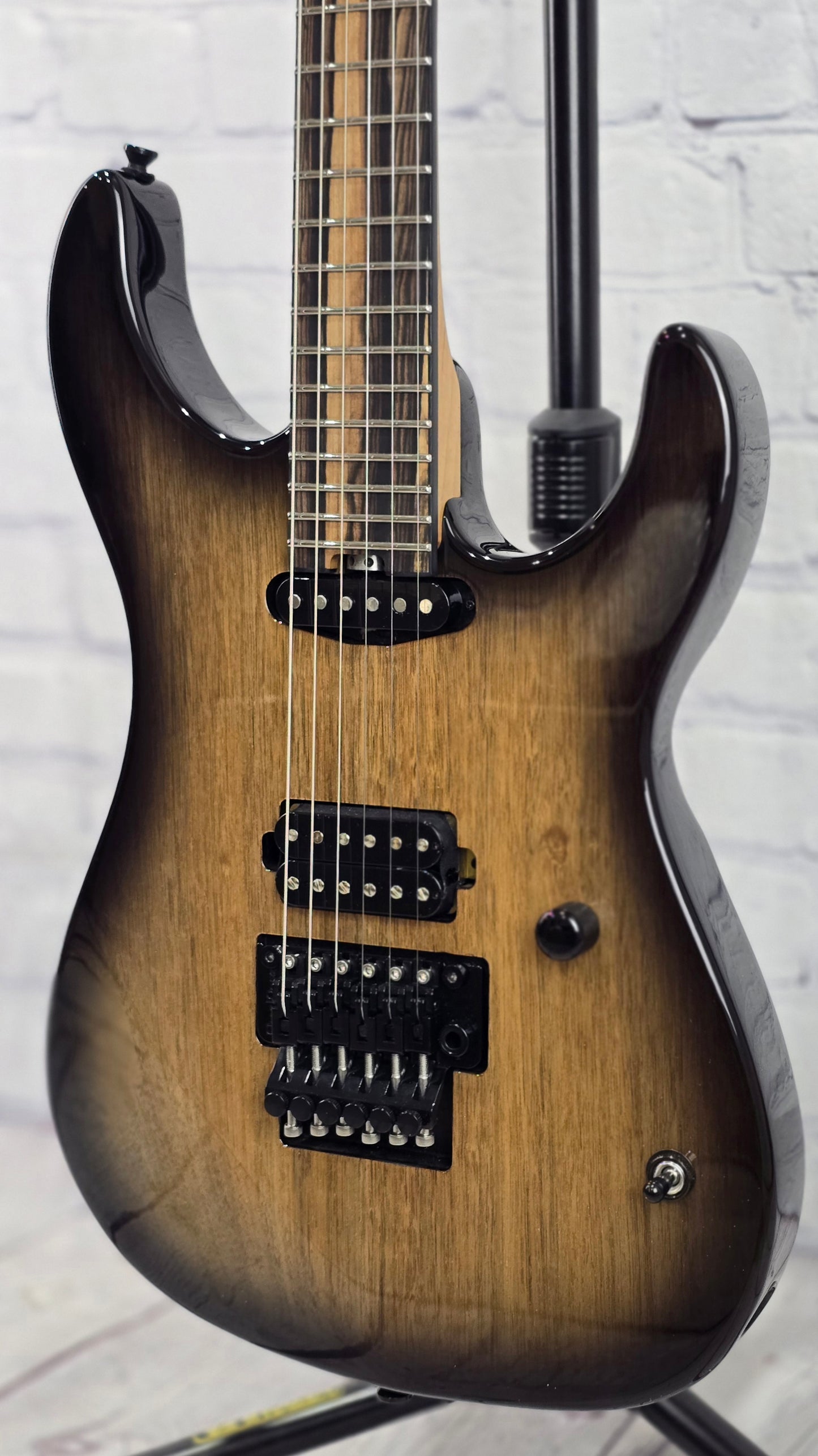 Sully Guitars Conspiracy Series 624 PME 6 String Electric Guitar Trans Black Burst