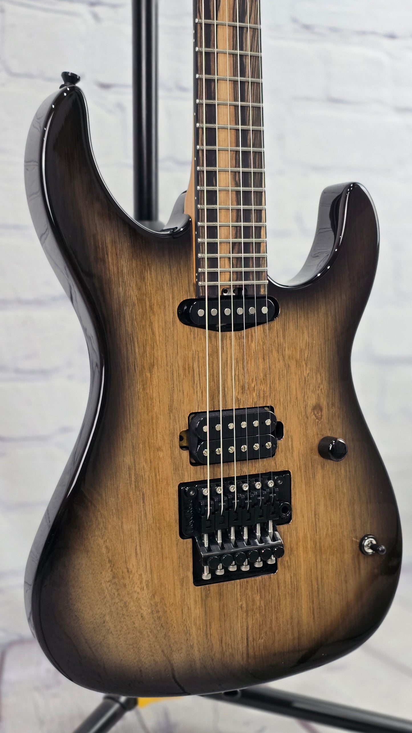 Sully Guitars Conspiracy Series 624 PME 6 String Electric Guitar Trans Black Burst