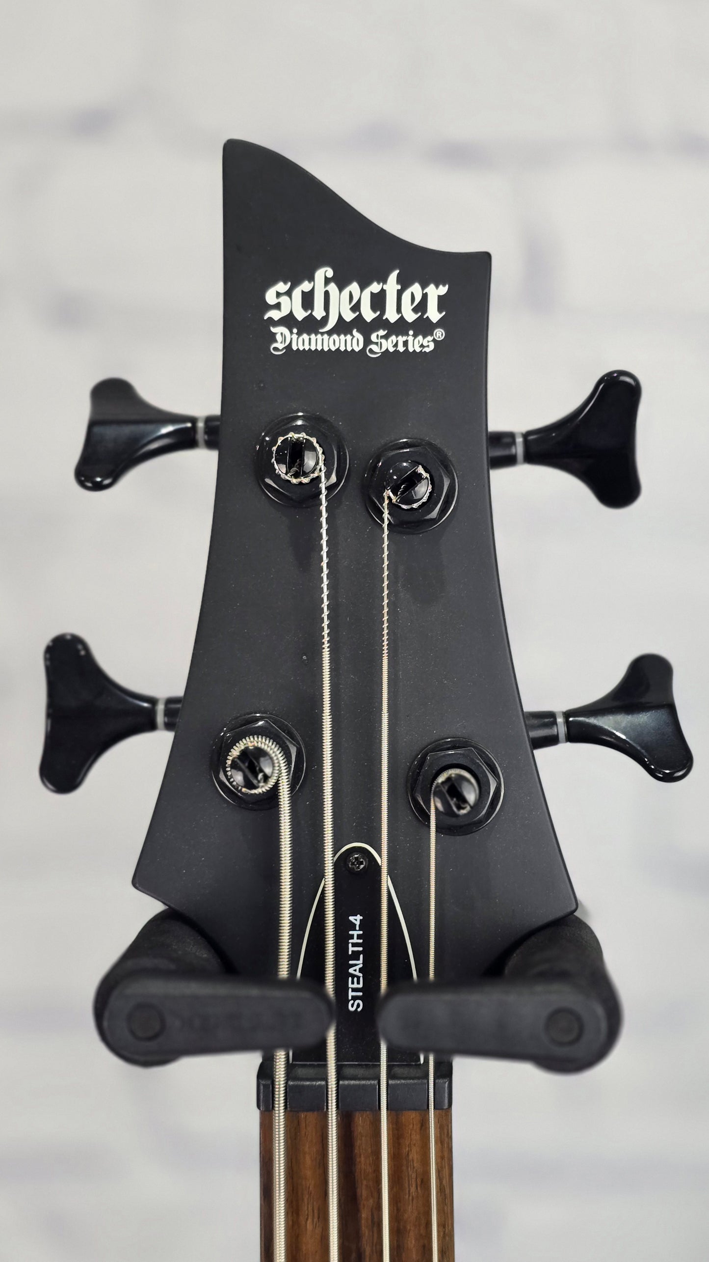 USED Schecter Stiletto Stealth 4 String Bass Matte Black