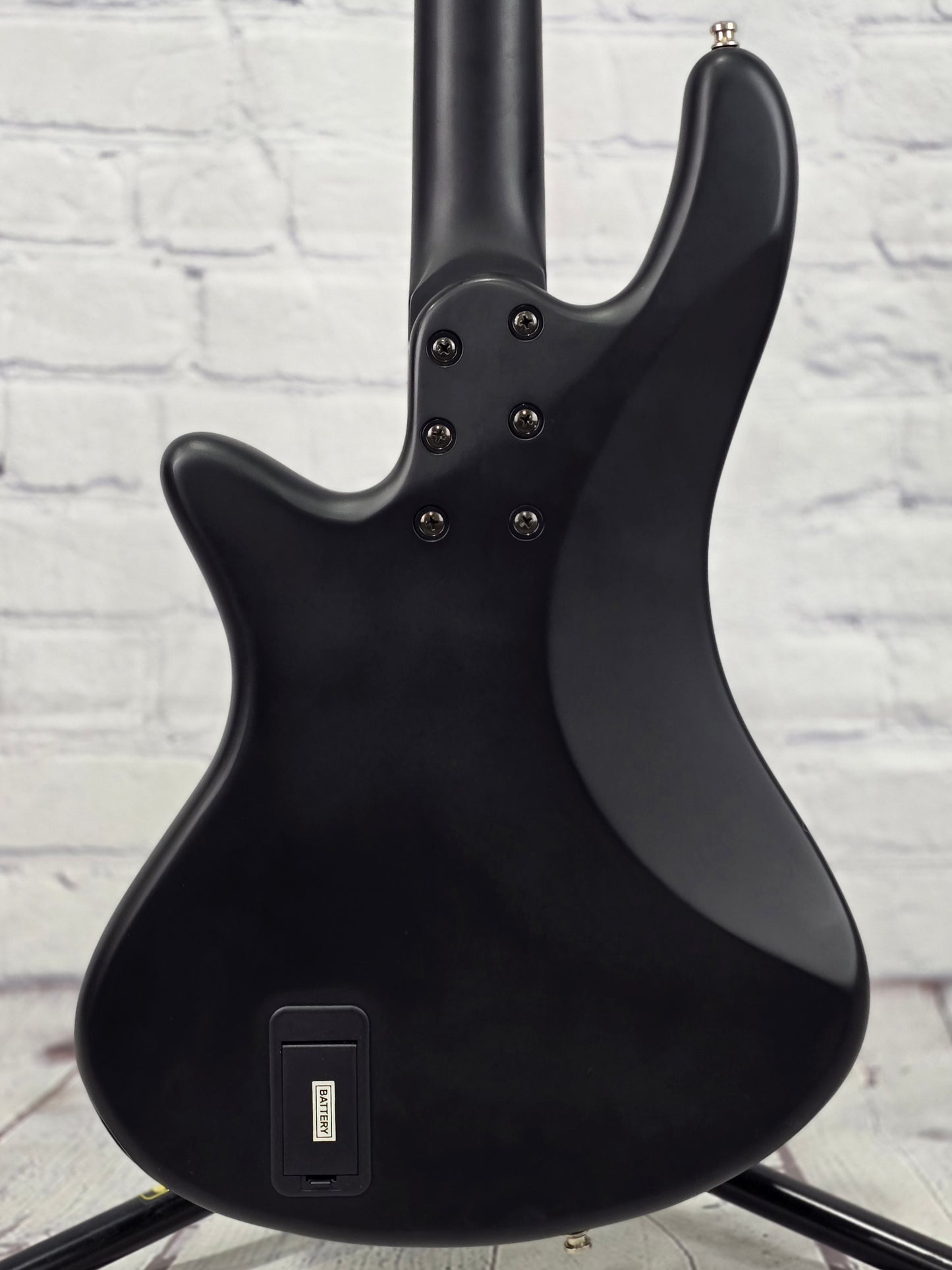 USED Schecter Stiletto Stealth 4 String Bass Matte Black