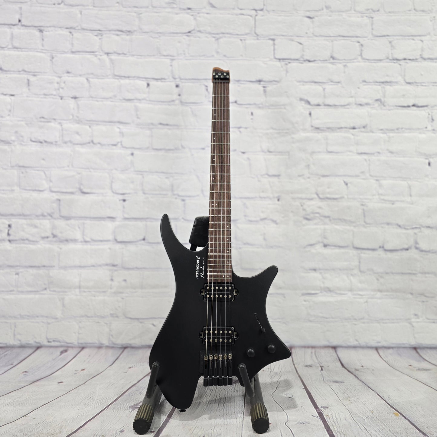 Strandberg Boden Essential 6 String Electric Guitar Black Granite