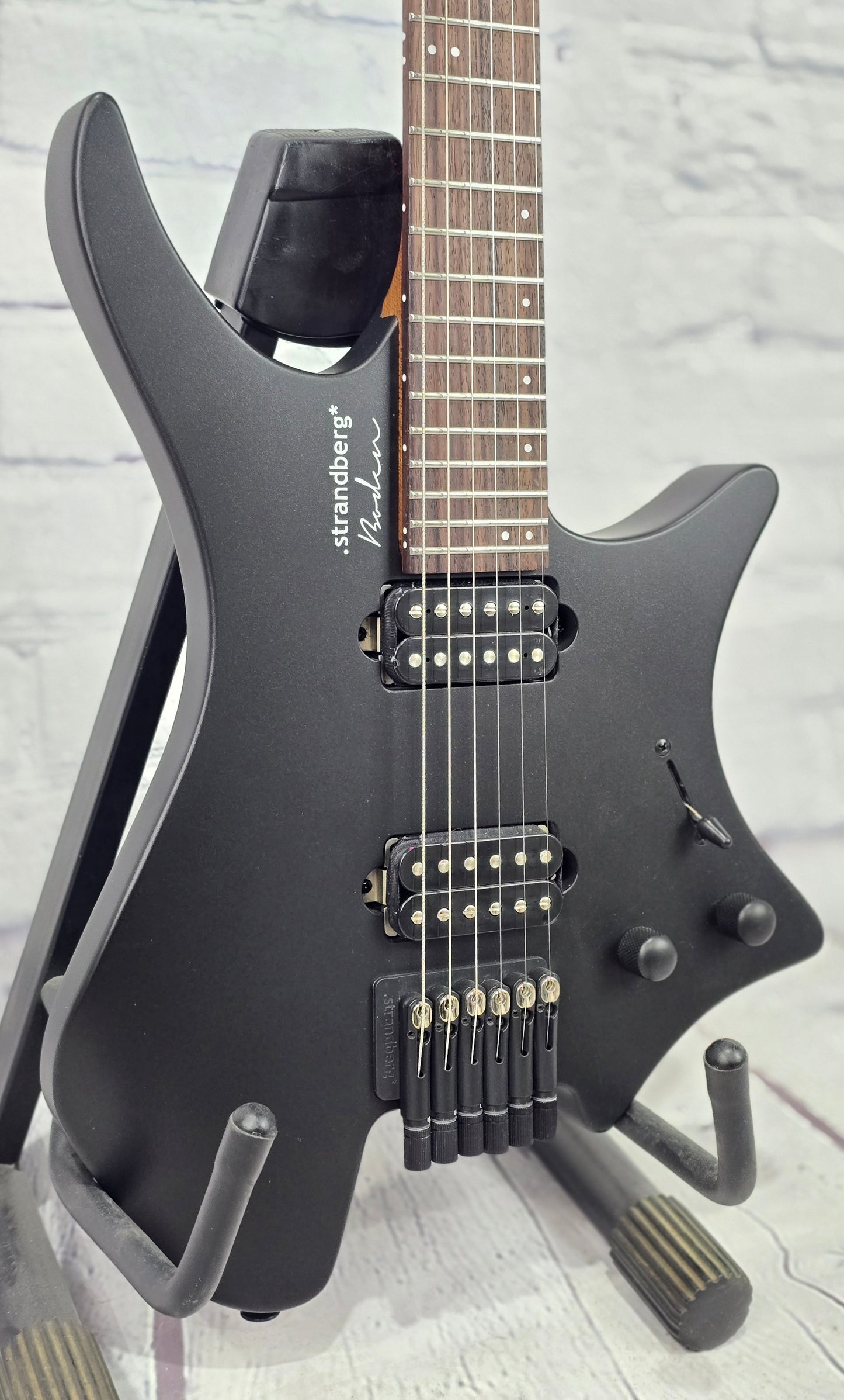 Strandberg Boden Essential 6 String Electric Guitar Black Granite