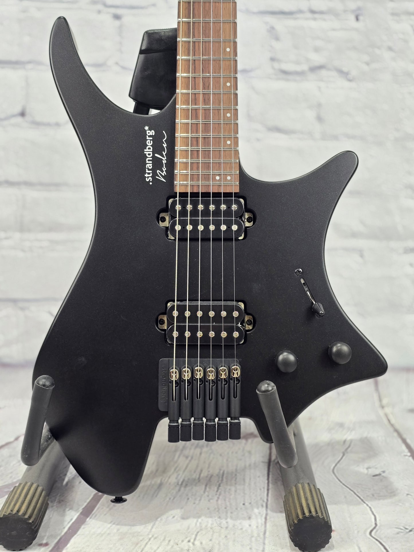 Strandberg Boden Essential 6 String Electric Guitar Black Granite