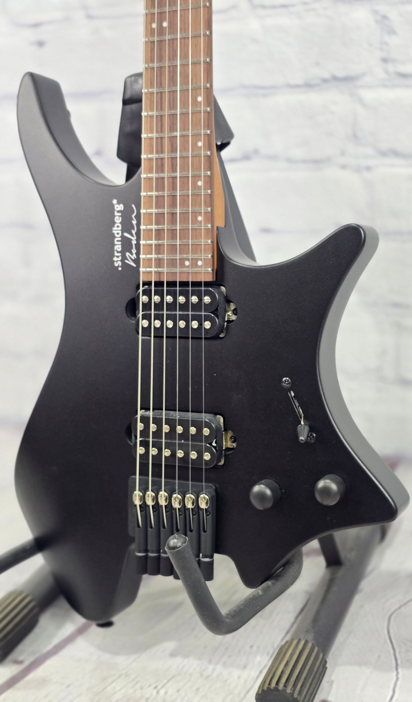 Strandberg Boden Essential 6 String Electric Guitar Black Granite