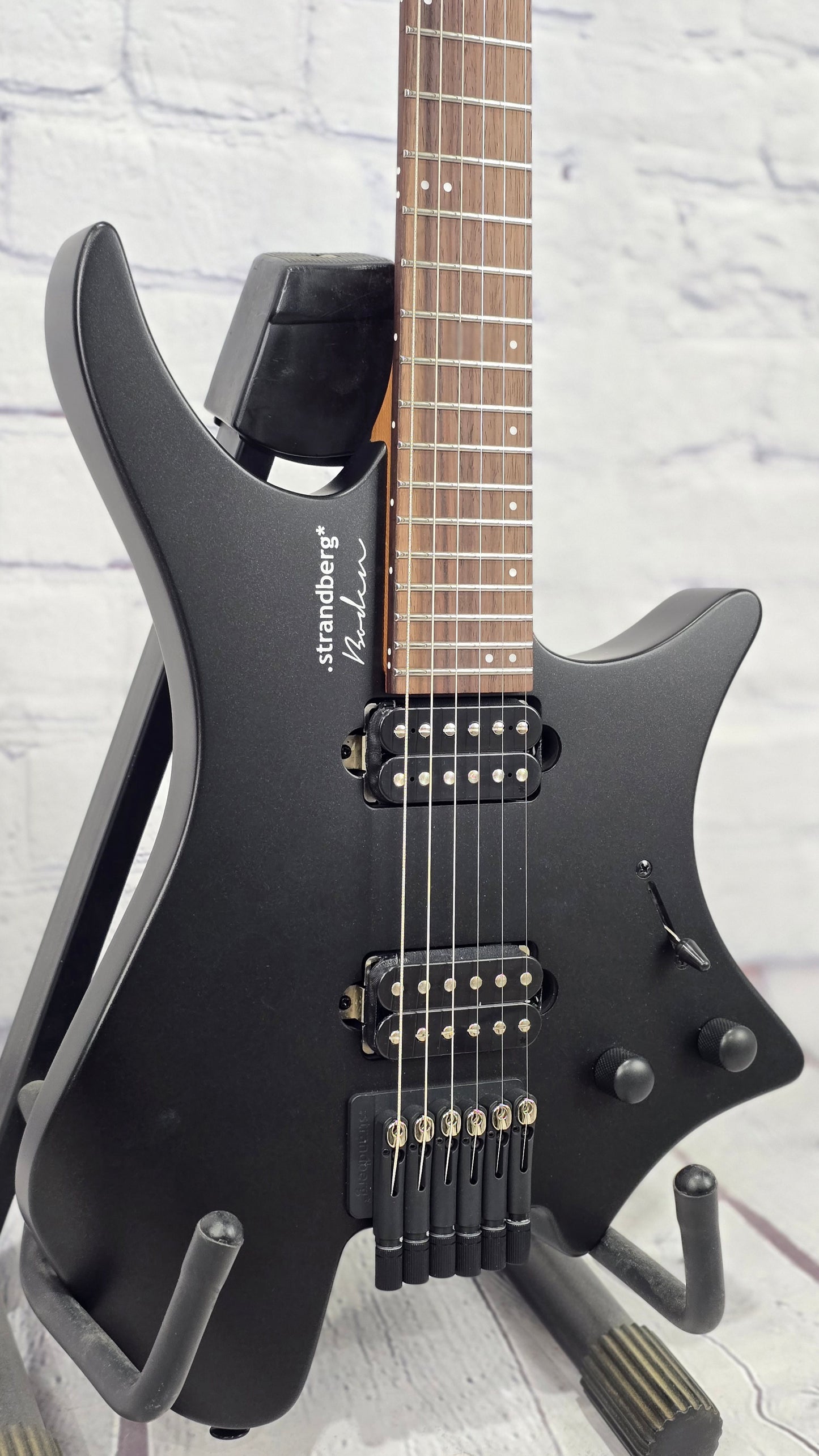 Strandberg Boden Essential 6 String Electric Guitar Black Granite