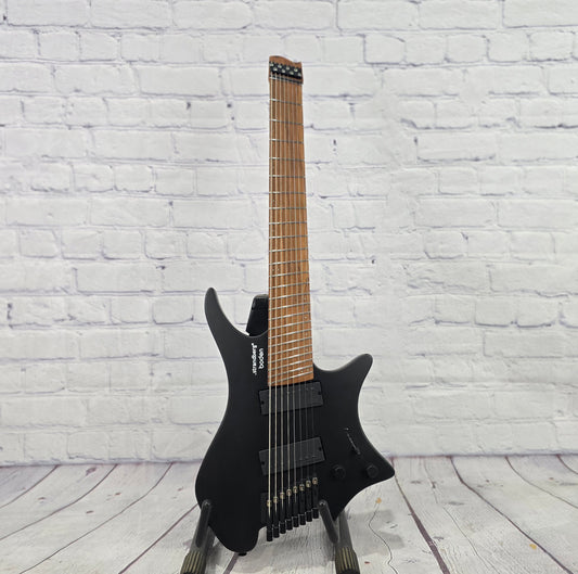 Strandberg Boden Standard N2.8 8 String Electric Guitar Black Satin Metallic