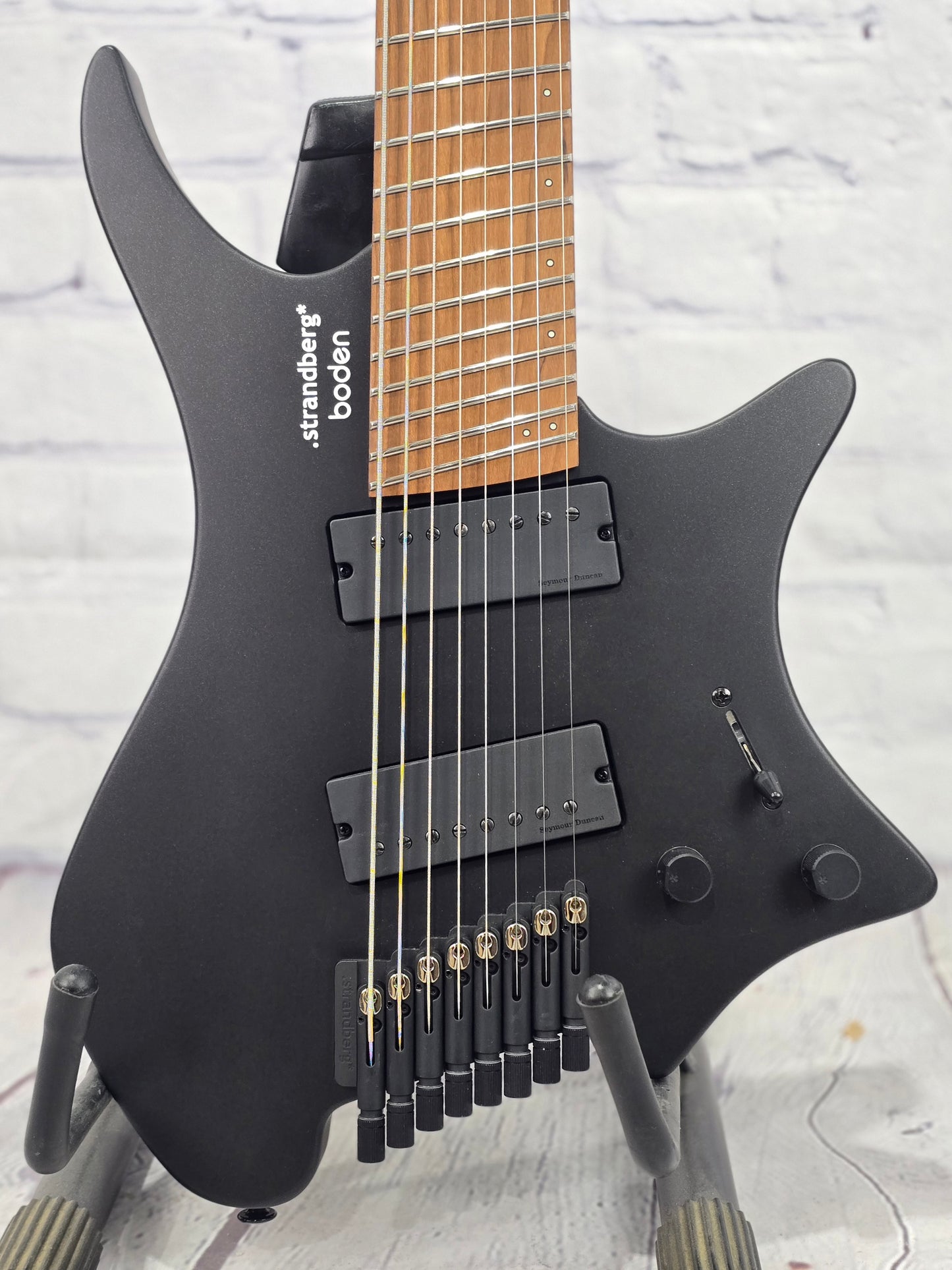 Strandberg Boden Standard N2.8 8 String Electric Guitar Black Satin Metallic