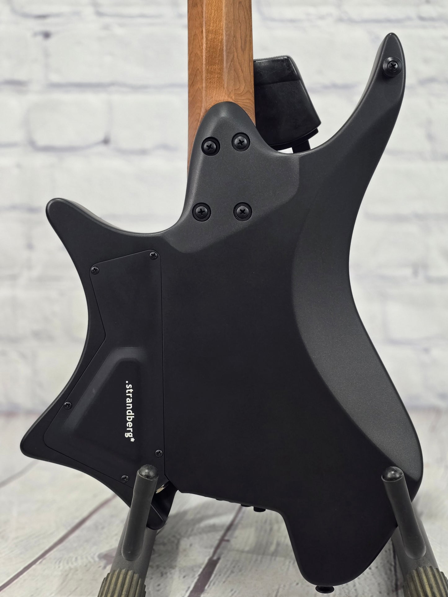 Strandberg Boden Standard N2.6 6 String Electric Guitar Black Satin Metallic