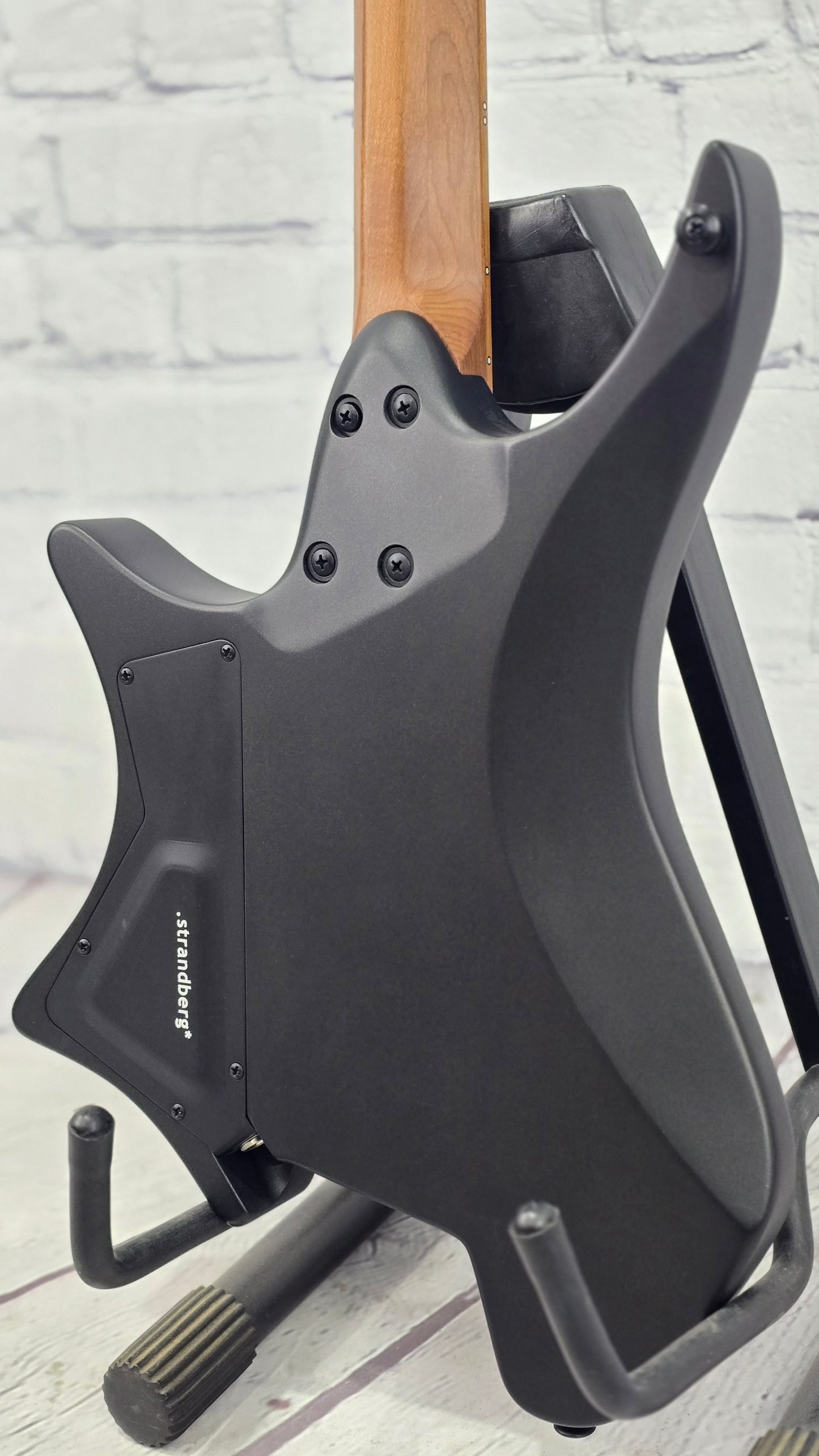 Strandberg Boden Standard N2.6 6 String Electric Guitar Black Satin Metallic