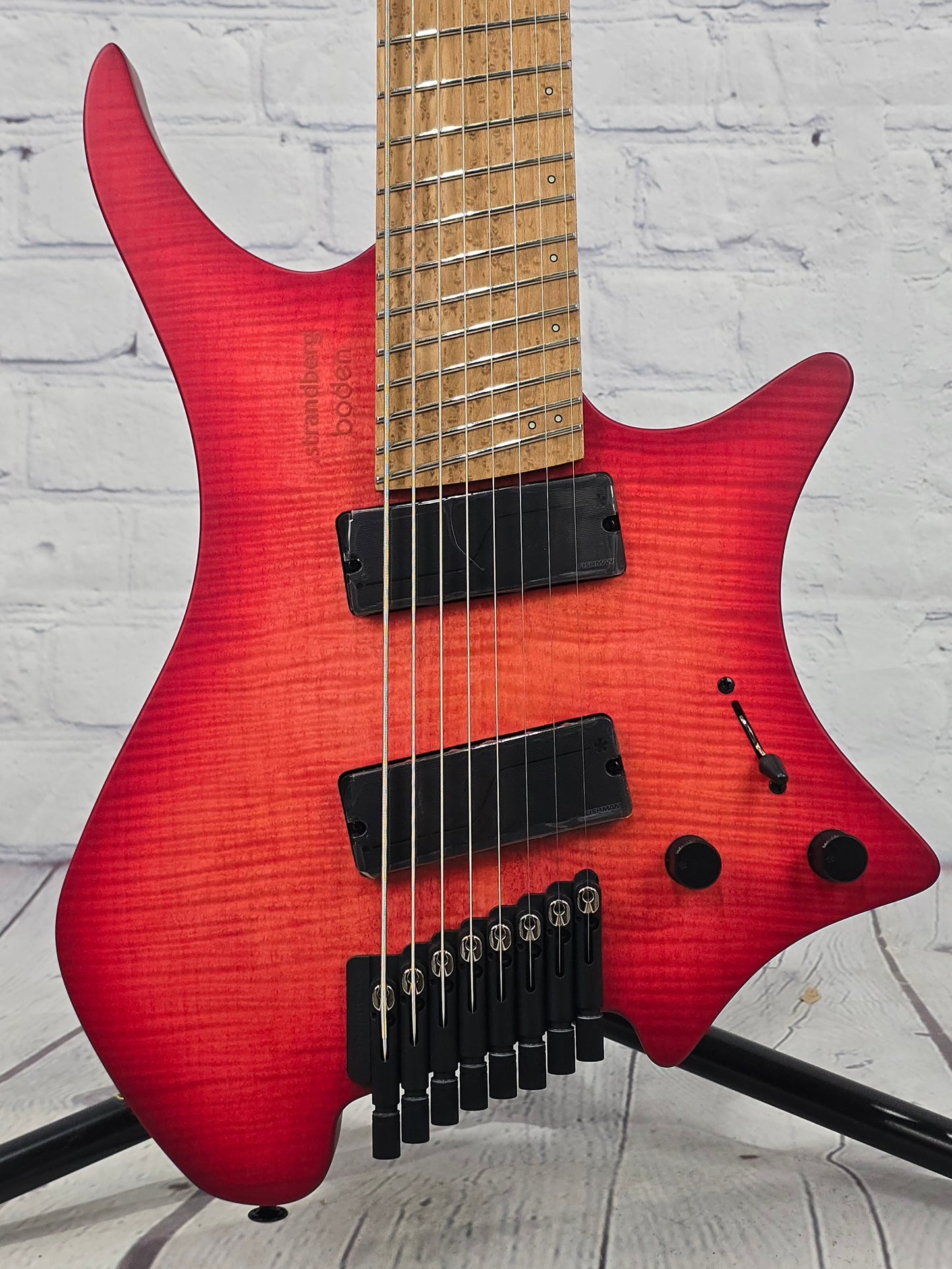 Strandberg Boden Original N2.8 8 String Electric Guitar Sunset Coral Burst Satin