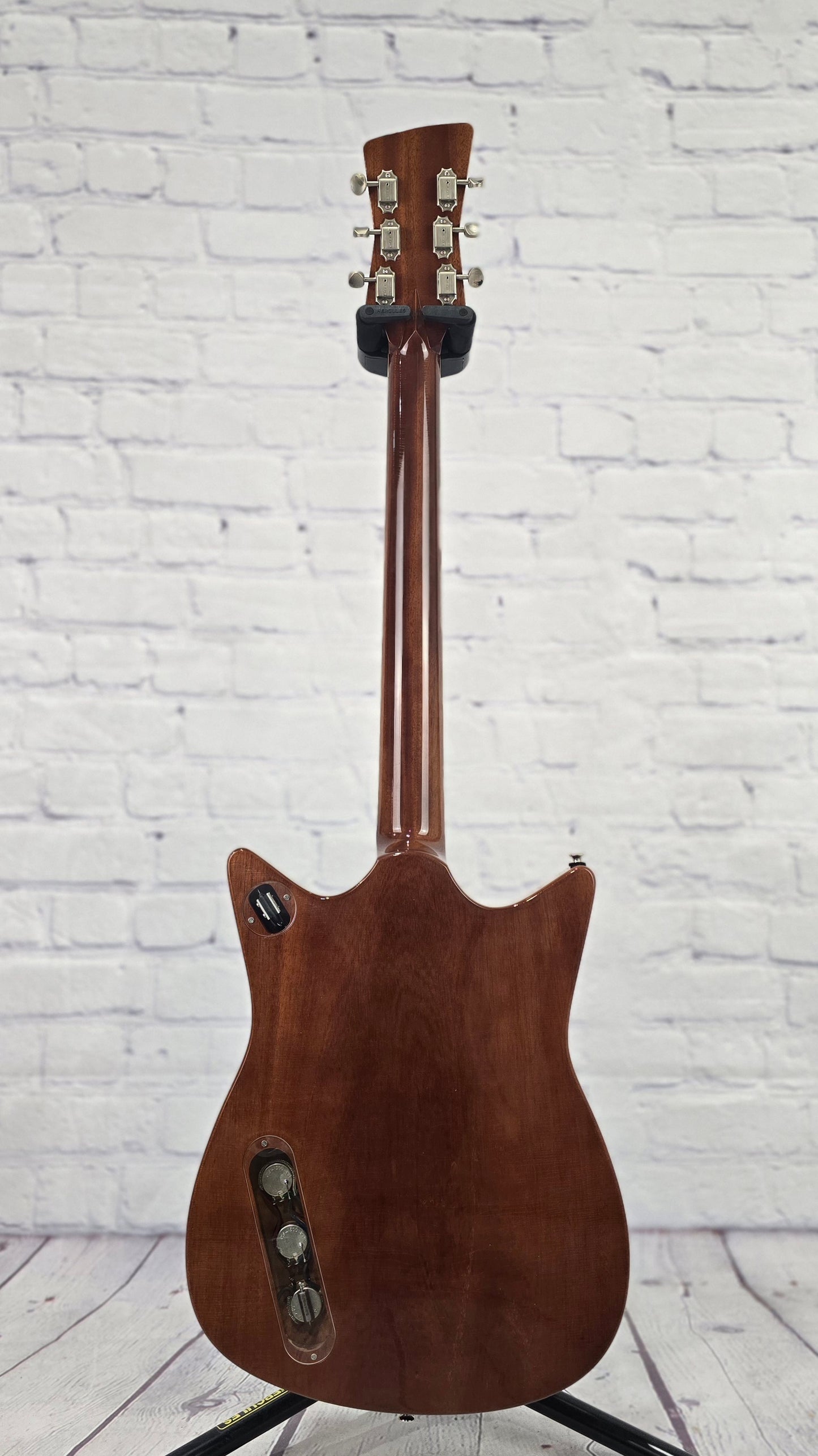 Frank Brothers Arcade One Figured Koa 6 String Electric Guitar Natural