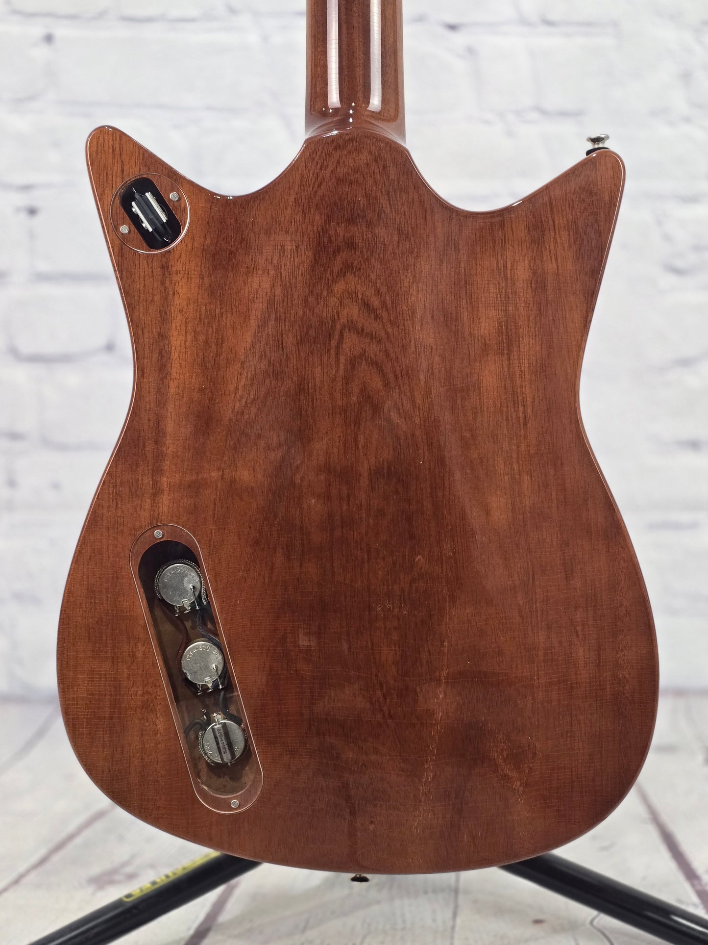 Frank Brothers Arcade One Figured Koa 6 String Electric Guitar Natural