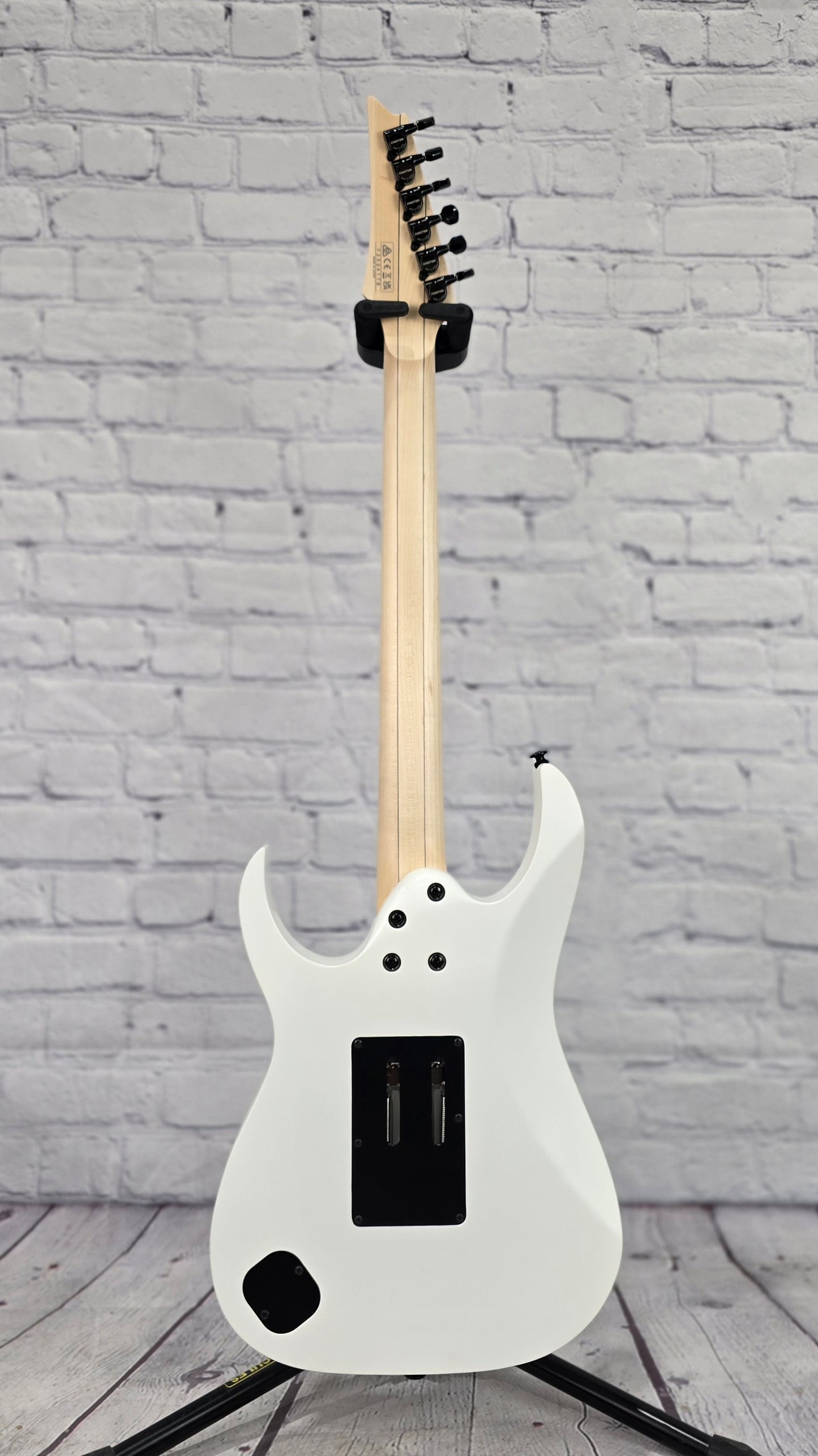 Ibanez Prestige RG653DX WHF 6 String Electric Guitar White Flat