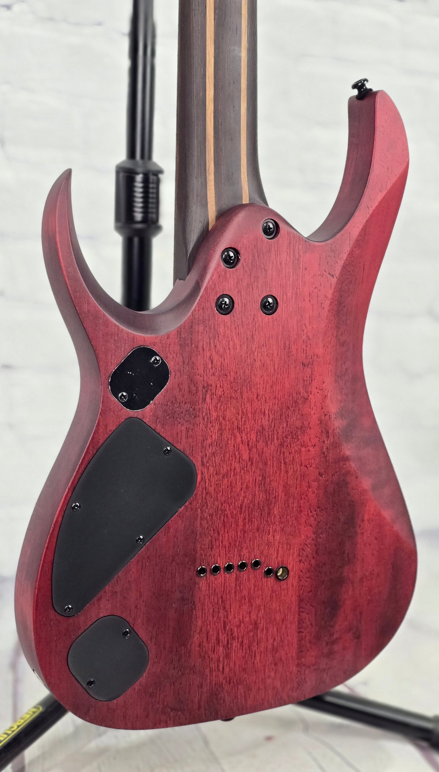 Ibanez RGD721FA WVF 7 String Electric Guitar Stained Wine Red Burst Flat