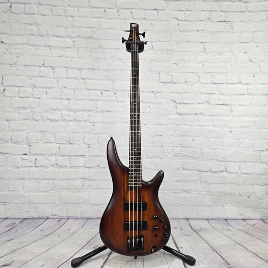 Ibanez SR500A MHL 4 String Bass Mahogany Brown Burst Low Gloss