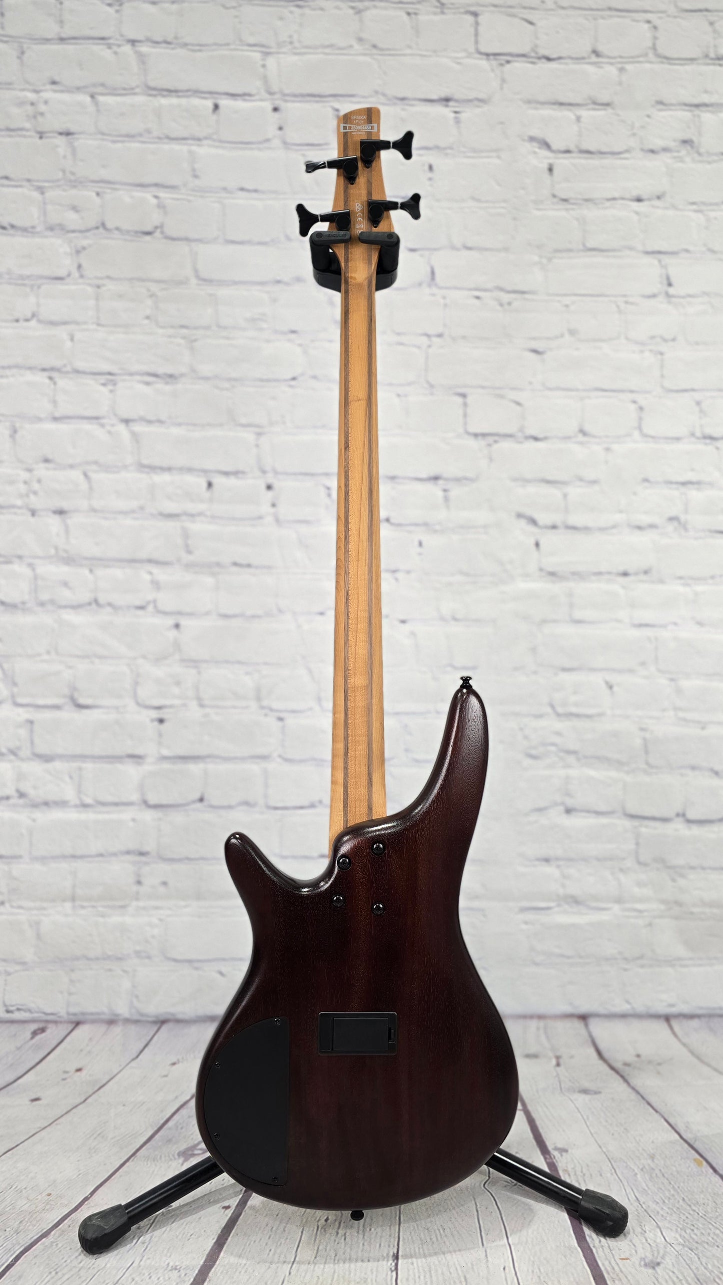 Ibanez SR500A MHL 4 String Bass Mahogany Brown Burst Low Gloss