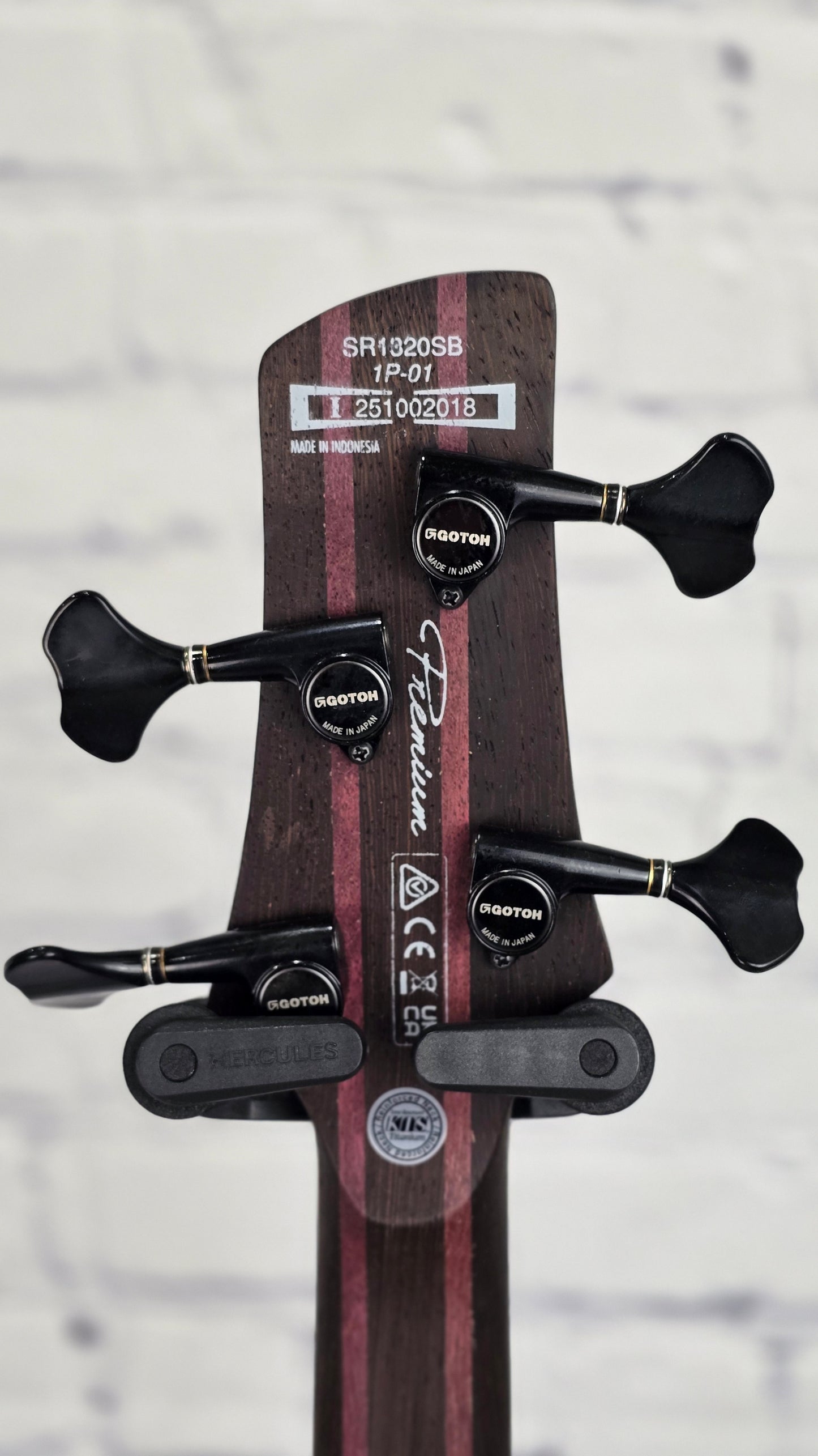 Ibanez Premium SR1320SB IUF 4 String Bass Icebreaker Wave Flat