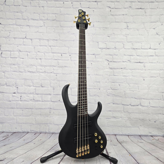 Ibanez Bass Workshop BTB605LM BKF 5 String Multiscale Bass Black Flat