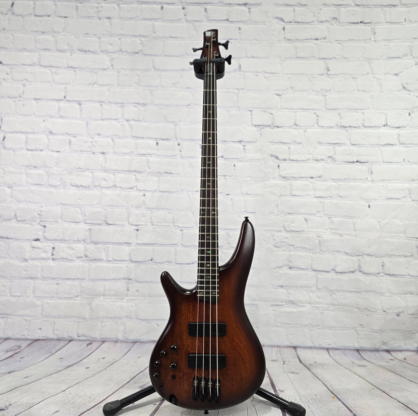 Ibanez SR500AL MHL Left Handed 4 String Bass Mahogany Brown Burst Low Gloss Lefty