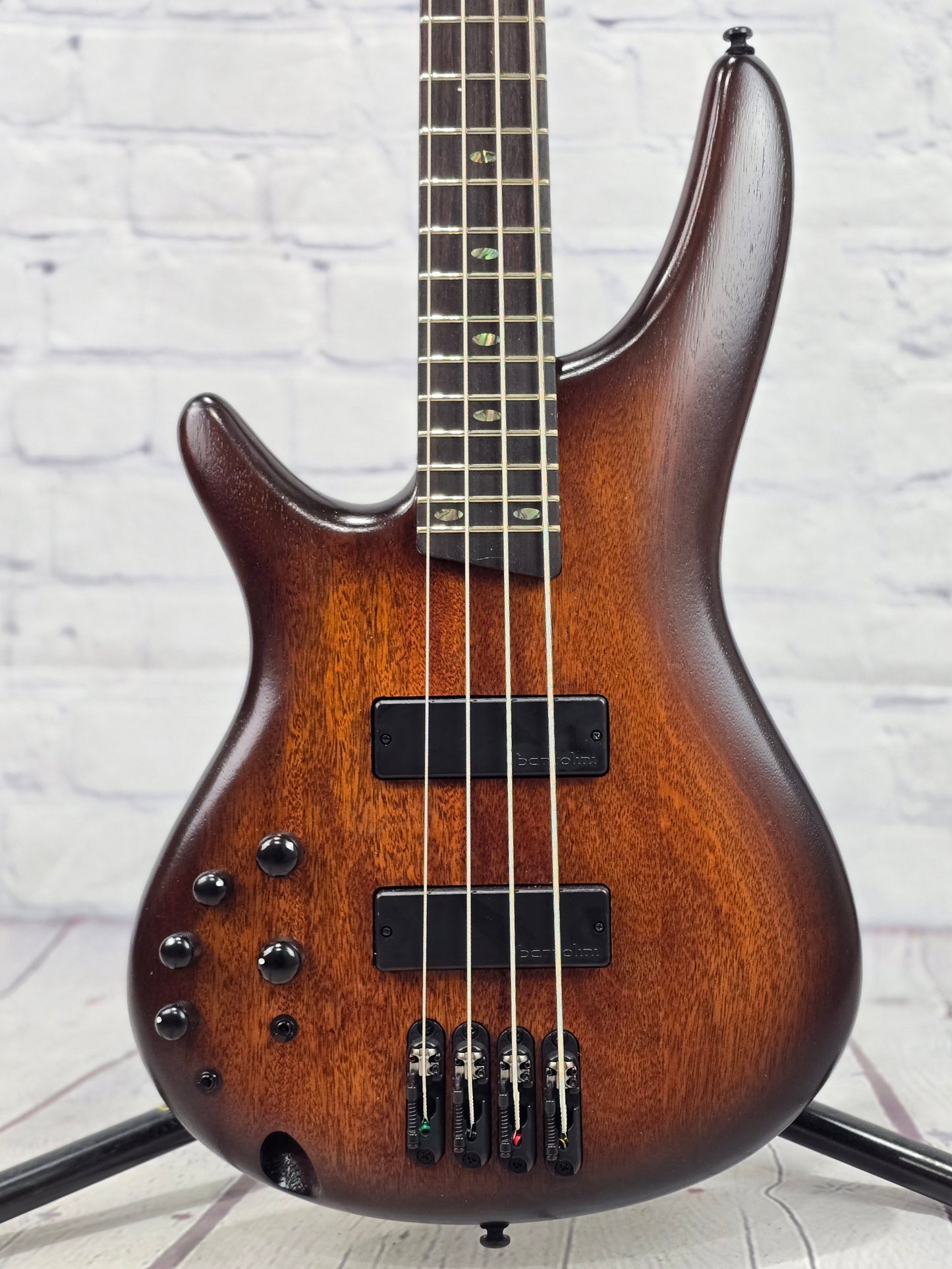Ibanez SR500AL MHL Left Handed 4 String Bass Mahogany Brown Burst Low Gloss Lefty