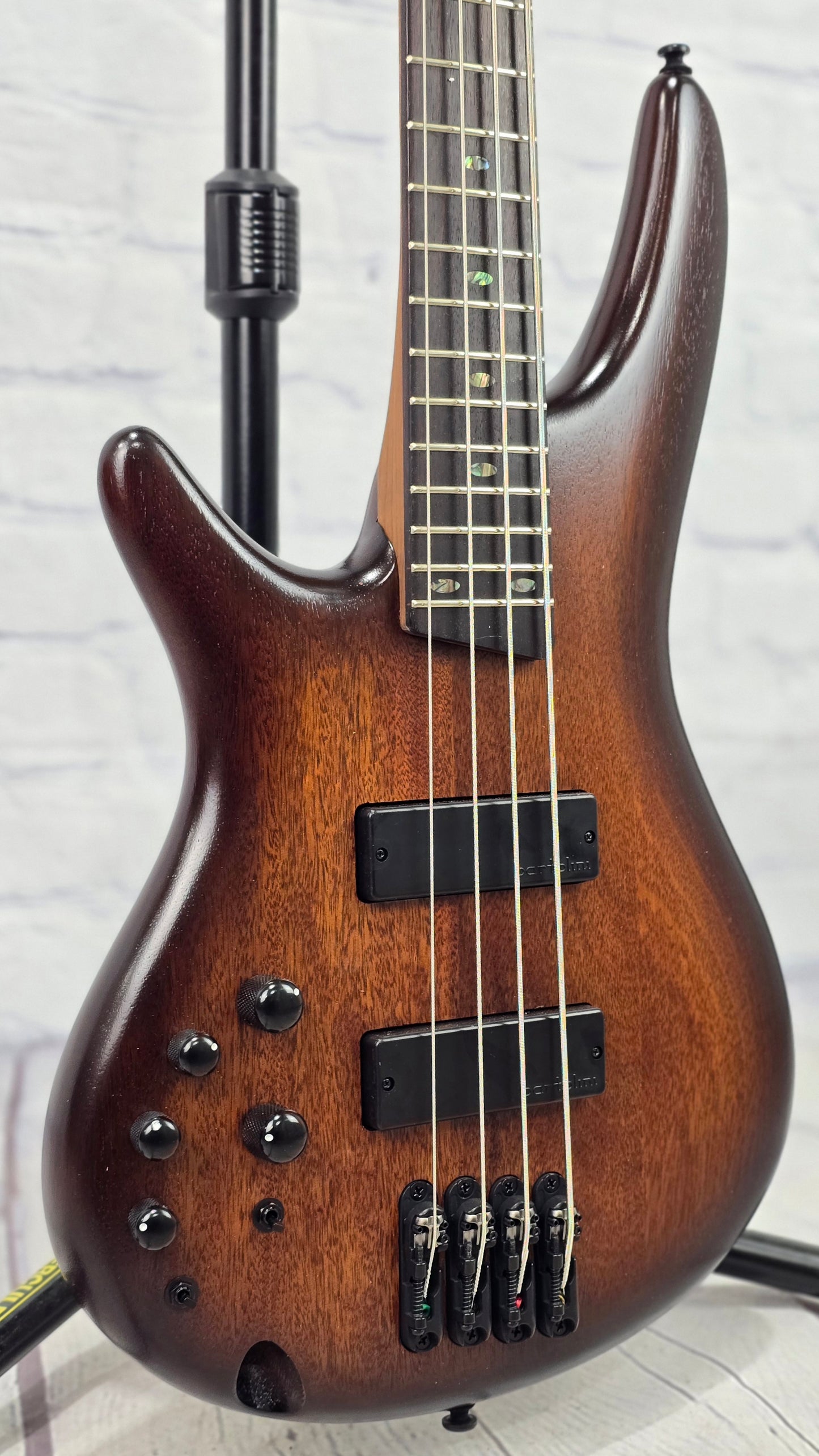 Ibanez SR500AL MHL Left Handed 4 String Bass Mahogany Brown Burst Low Gloss Lefty