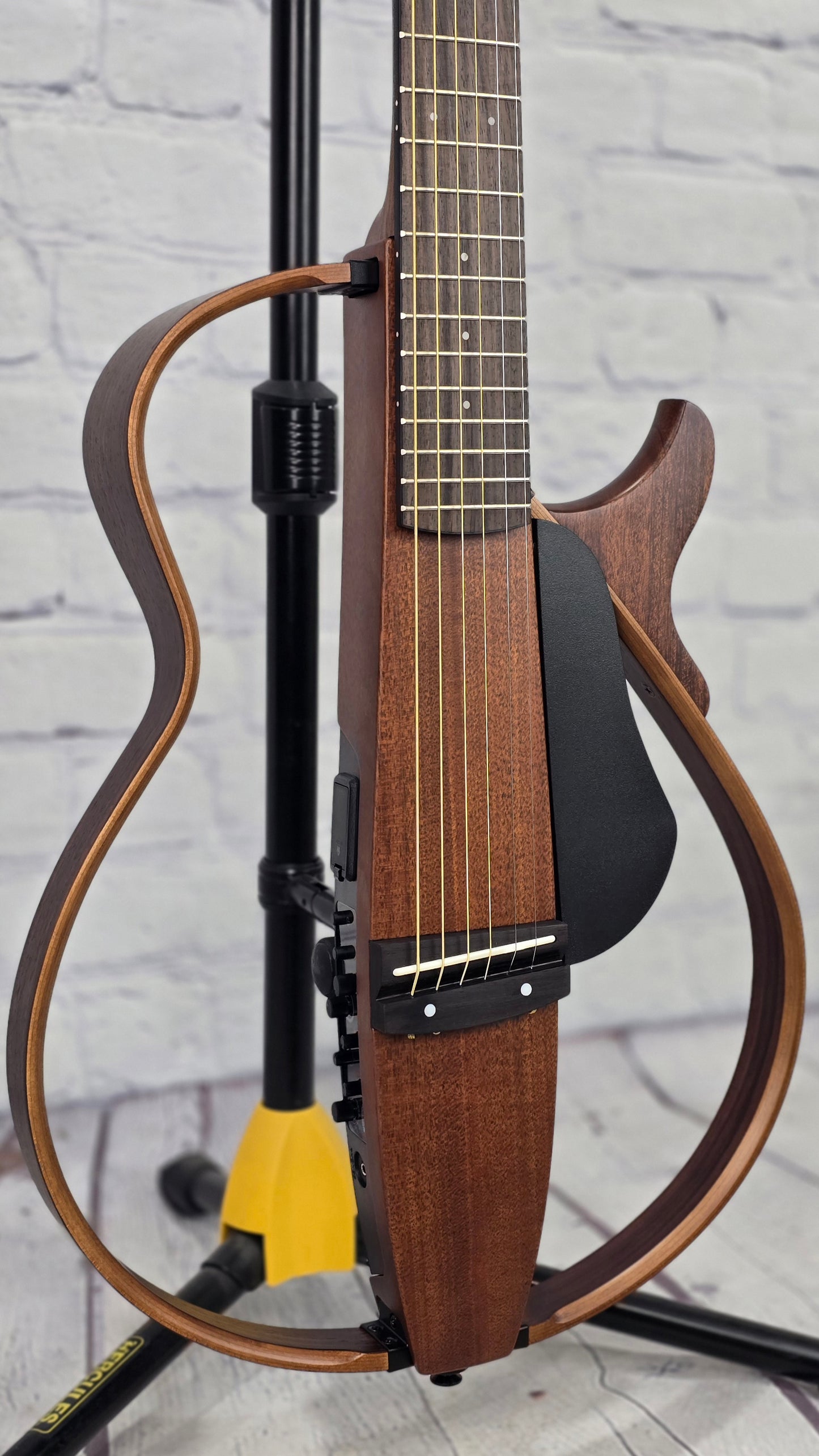 Yamaha Silent Guitar SLG200S NT 6 String Silent Acoustic Guitar Steel Strings Natural