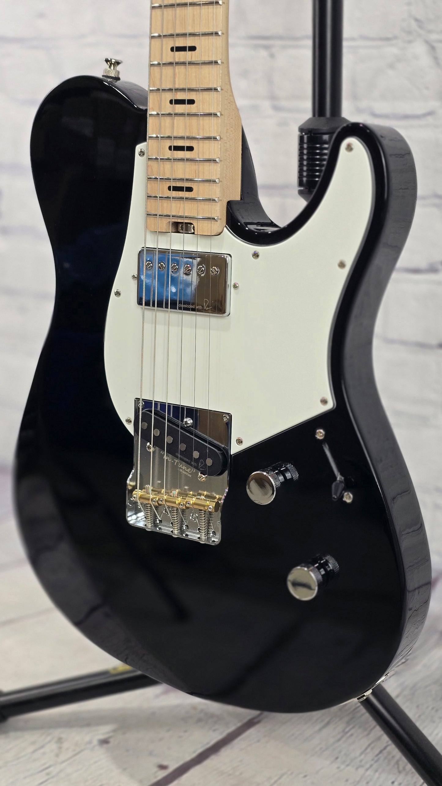 Yamaha Pacifica Standard PACS+11SM 6 String Electric Guitar Black w/Maple