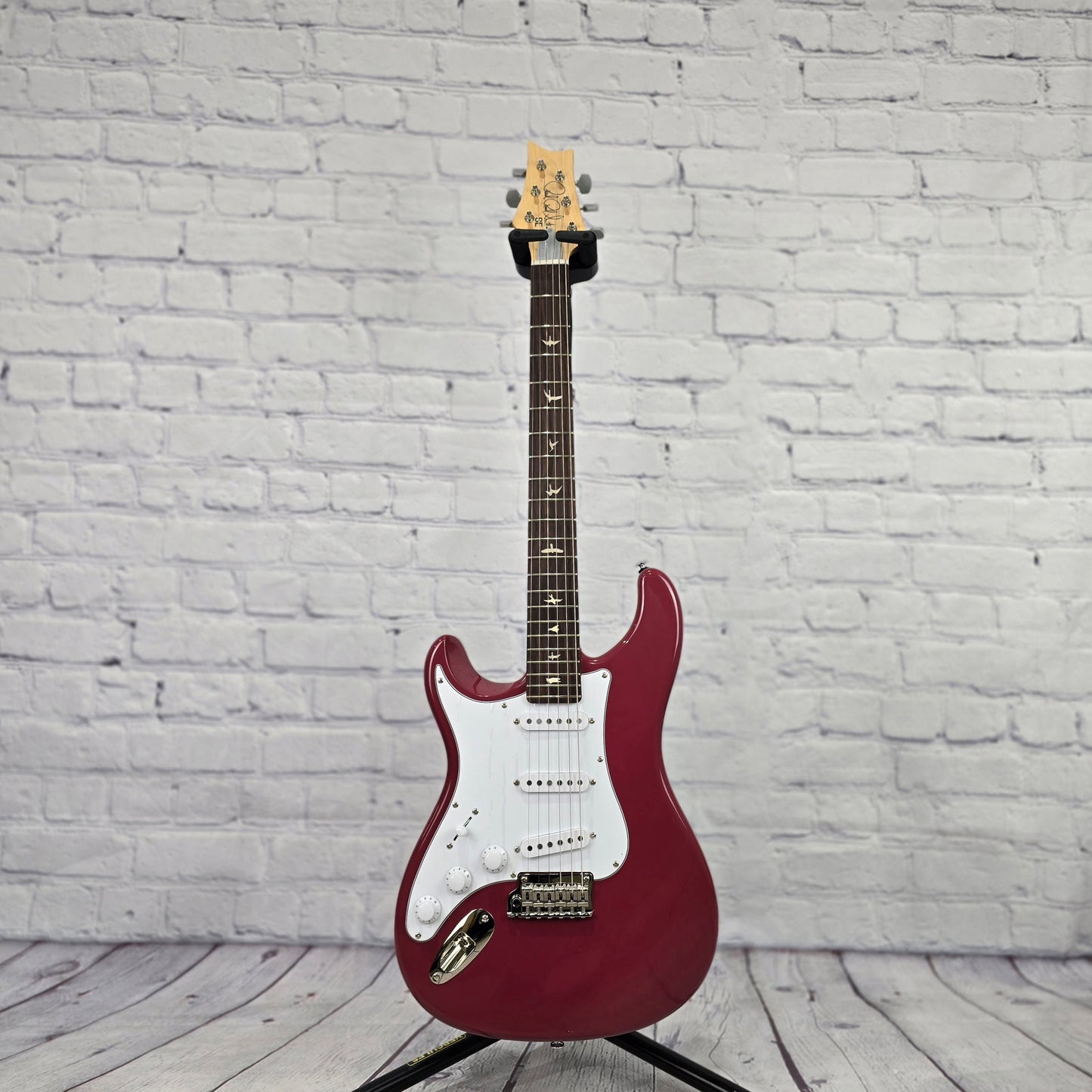 Paul Reed Smith PRS Guitars SE Silver Sky Left Handed John Mayer Electric Guitar Derby Red Lefty