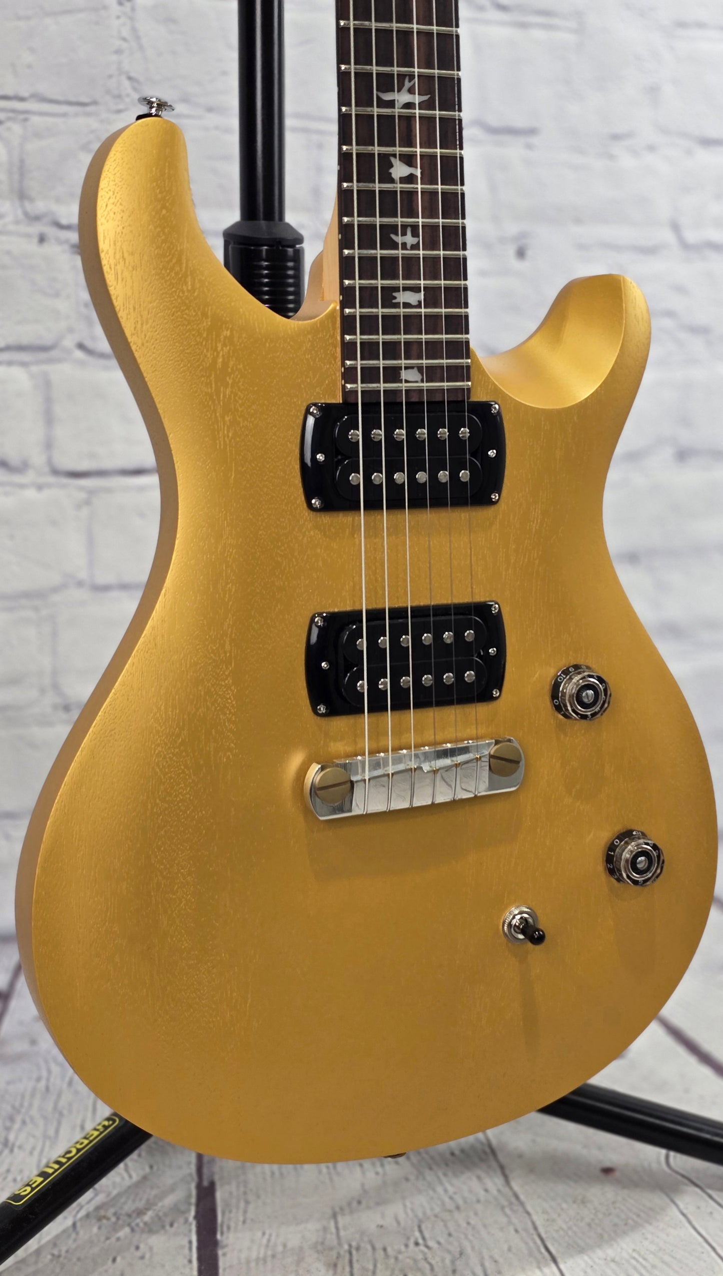 Paul Reed Smith PRS Guitars SE CE24 Standard 6 String Electric Guitar Satin Metallic Gold