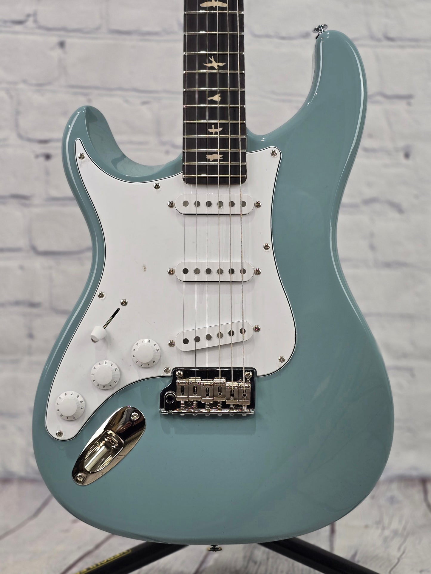 Paul Reed Smith PRS Guitars SE Silver Sky Left Handed John Mayer Electric Guitar Stone Blue Lefty