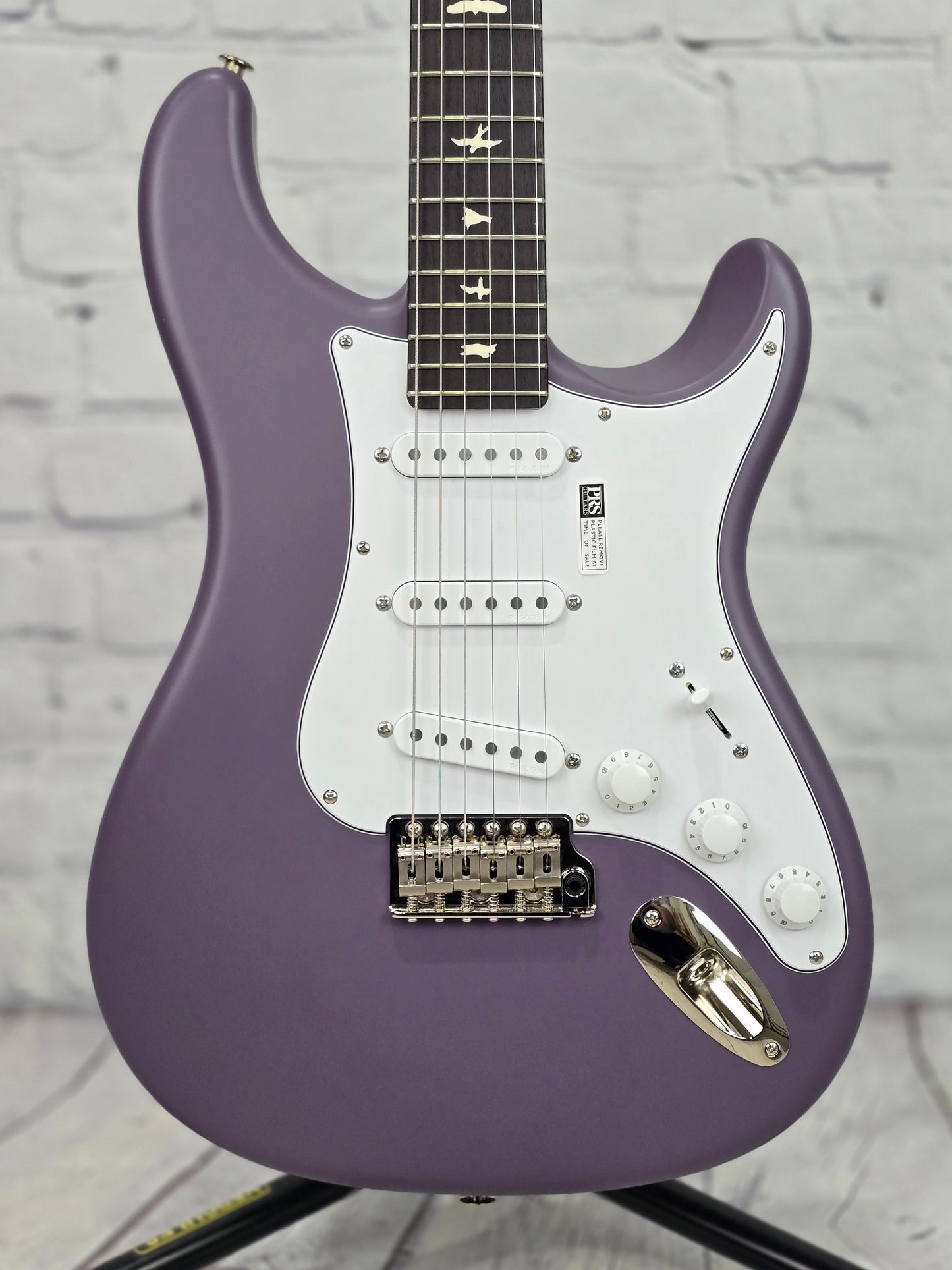 Paul Reed Smith PRS Guitars Silver Sky Electric Guitar John Mayer Black Plum Satin Rosewood