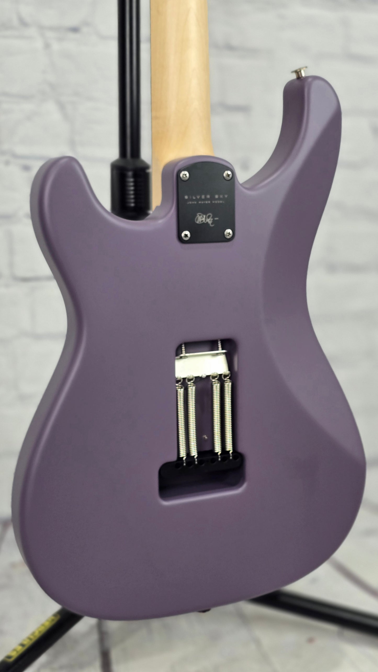 Paul Reed Smith PRS Guitars Silver Sky Electric Guitar John Mayer Black Plum Satin Rosewood