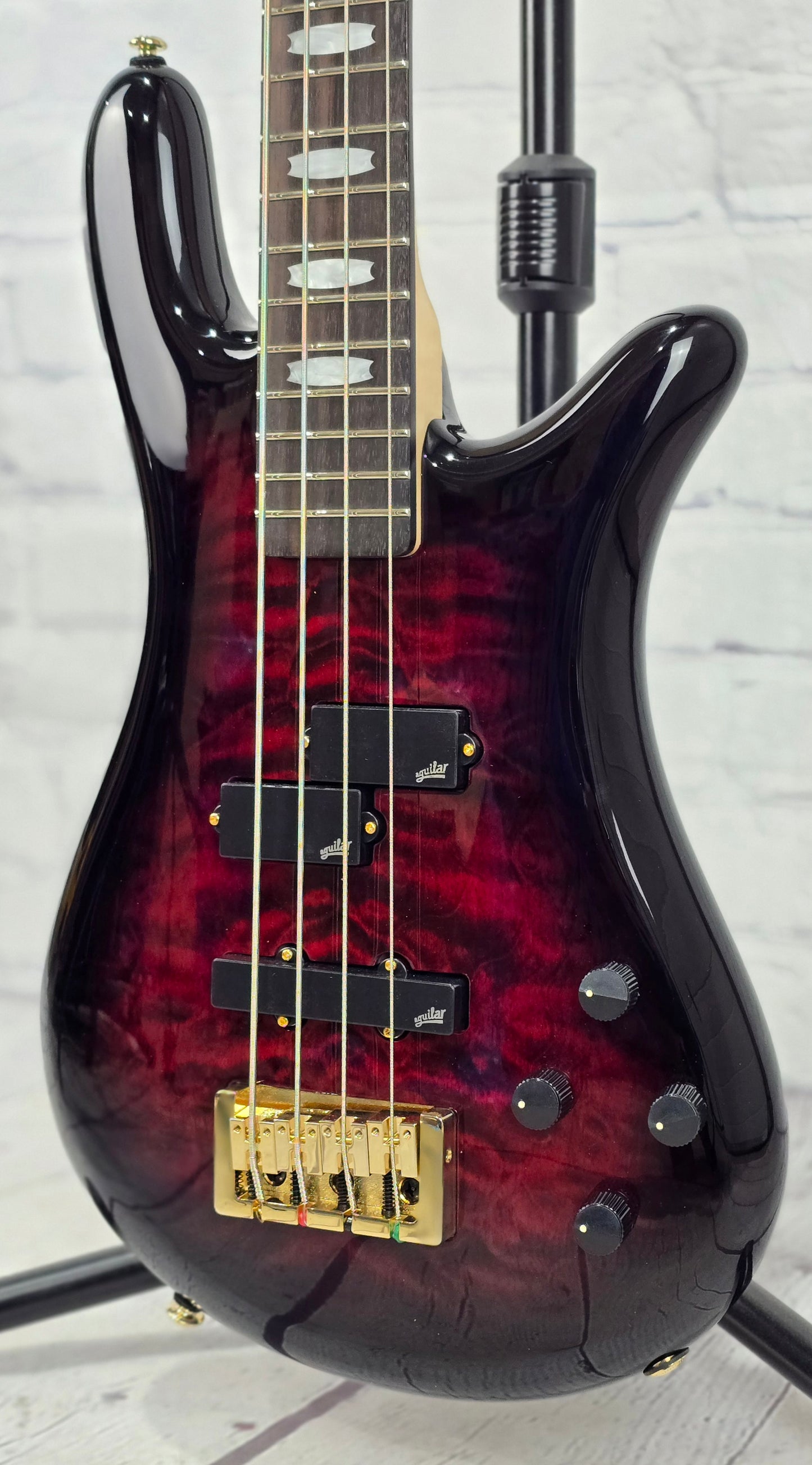 Spector NS-2 Icon Bolt-On 4 String Bass Black Cherry Gloss