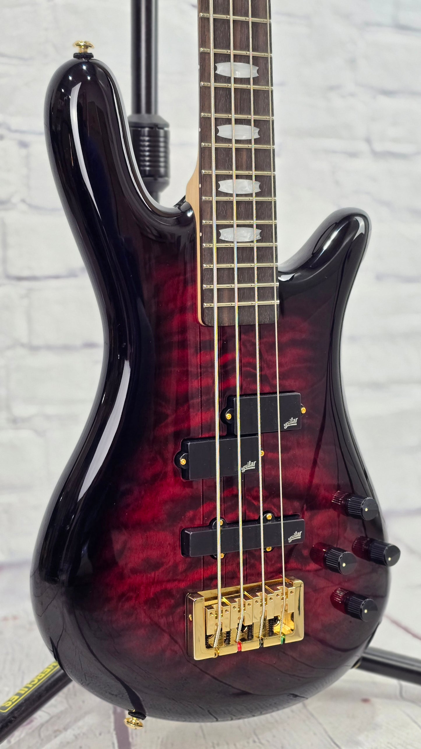 Spector NS-2 Icon Bolt-On 4 String Bass Black Cherry Gloss