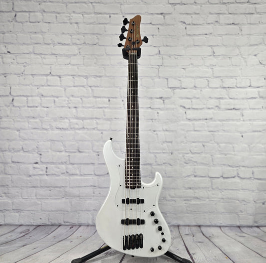 Ibanez Mode MDM1005 PW 5 String Bass Pearl White