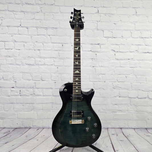 USED Paul Reed Smith PRS Guitars S2 SC250 Singlecut 6 String Electric Guitar Blue Crab Smokeburst