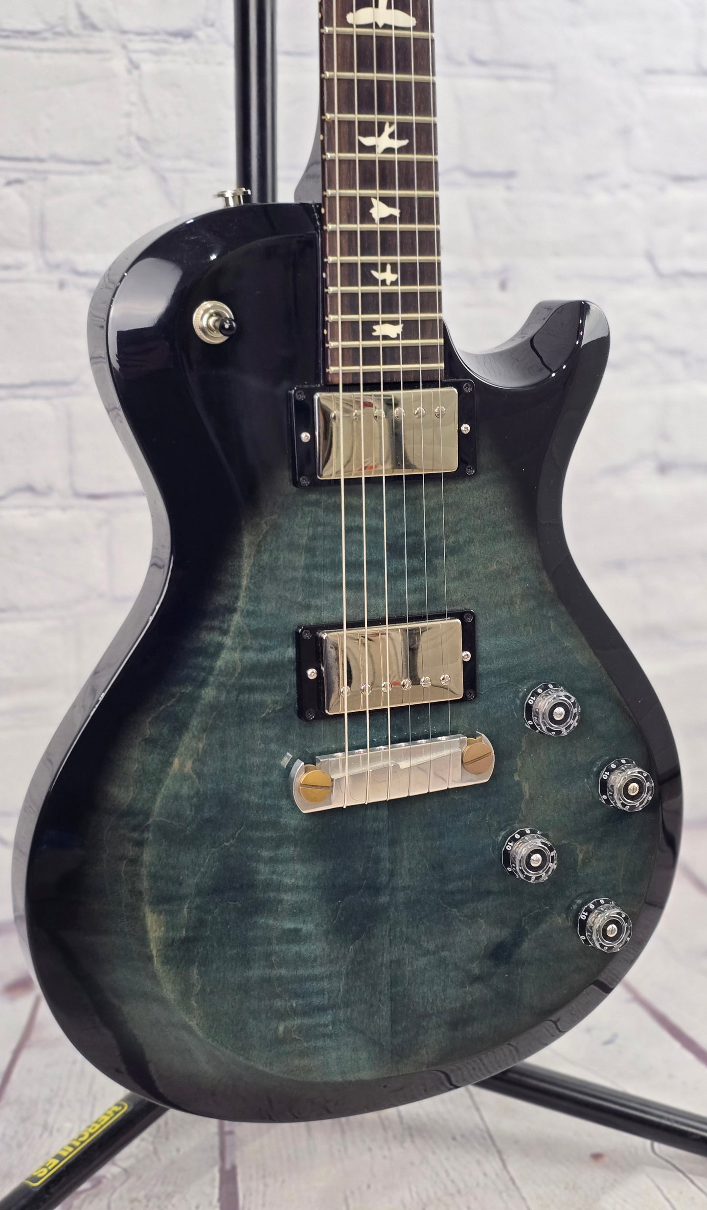 USED Paul Reed Smith PRS Guitars S2 SC250 Singlecut 6 String Electric Guitar Blue Crab Smokeburst