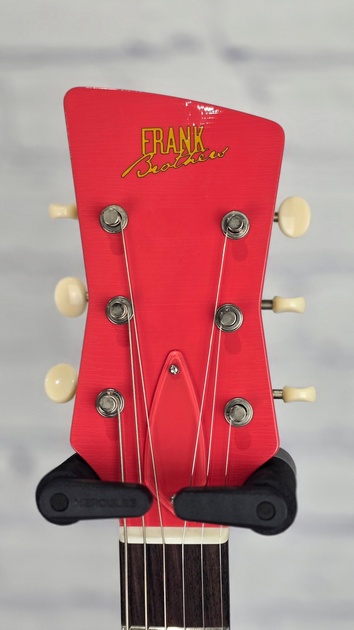 Frank Brothers Sonar 6 String Electric Guitar Faded Fiesta Red Light Aged Relic