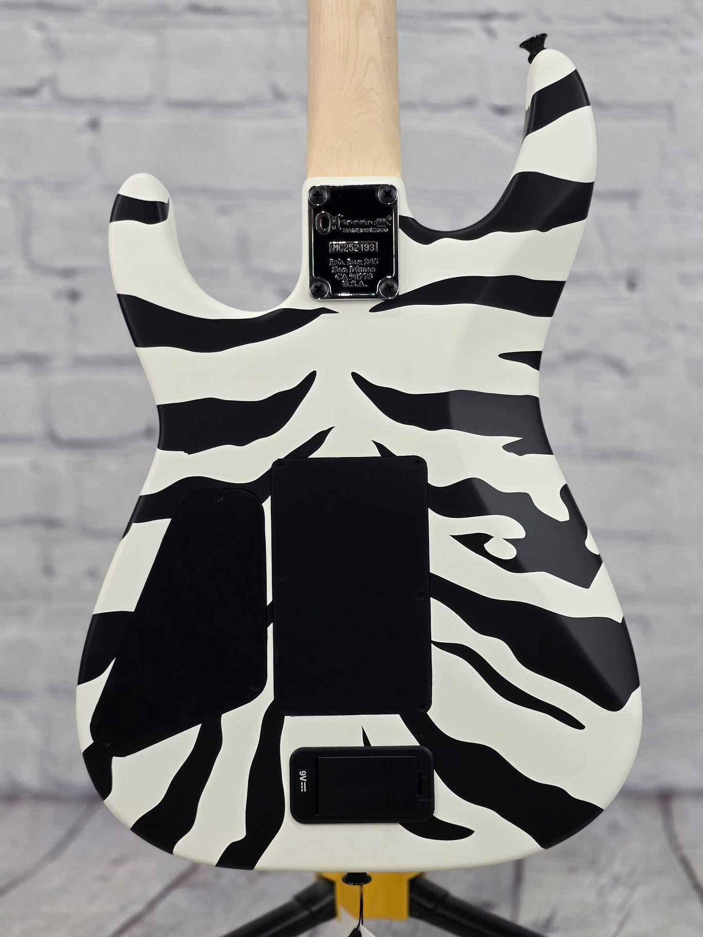 Charvel Guitars Satchel Signature Pro-Mod DK22 HH FR M 6 String Electric Guitar Satin White Bengal