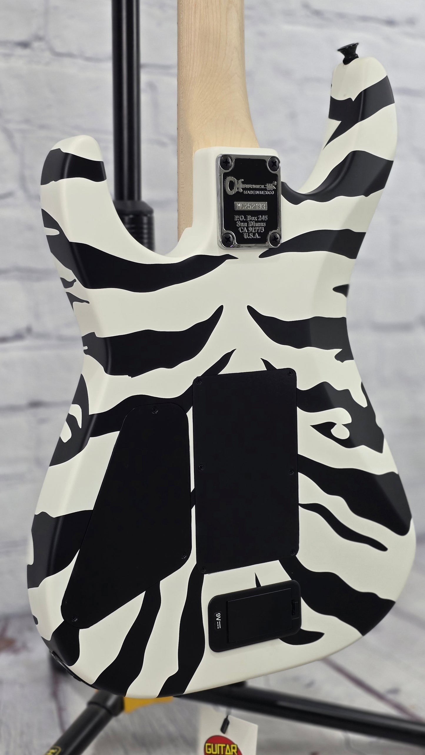 Charvel Guitars Satchel Signature Pro-Mod DK22 HH FR M 6 String Electric Guitar Satin White Bengal