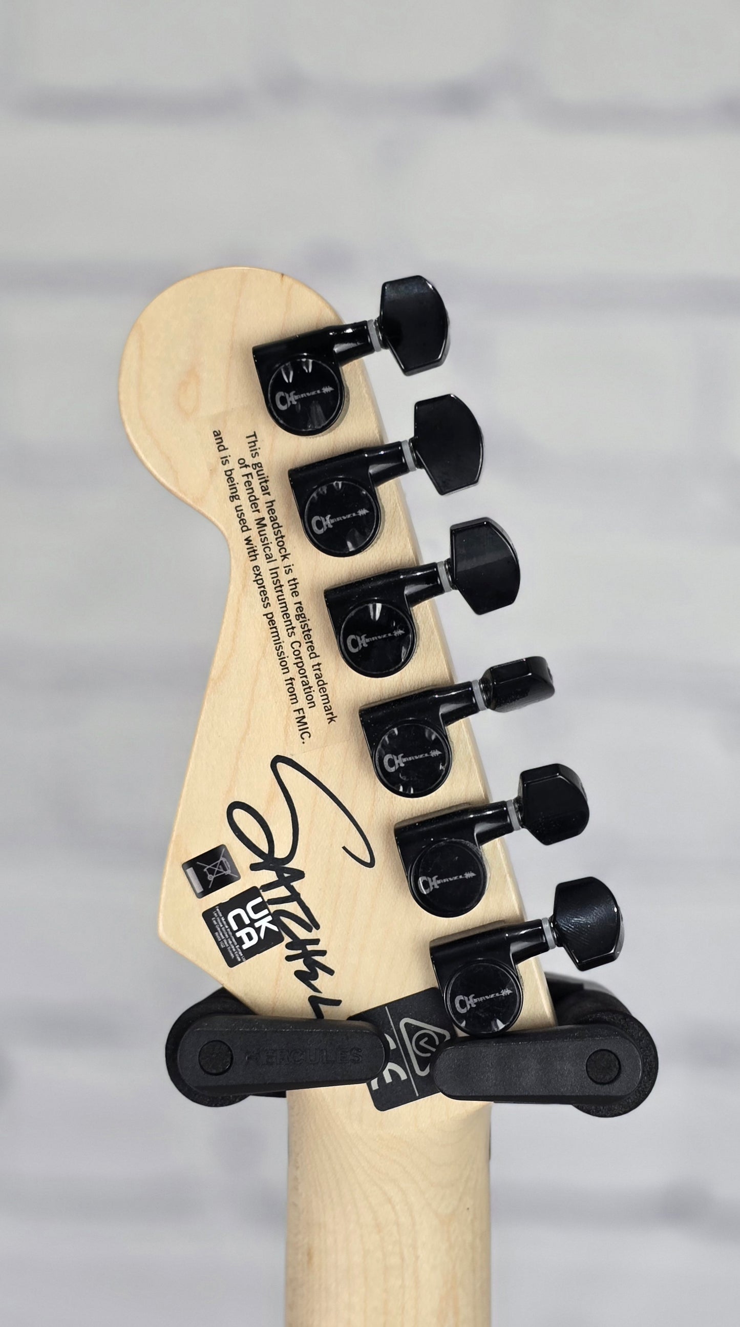 Charvel Guitars Satchel Signature Pro-Mod DK22 HH FR M 6 String Electric Guitar Satin White Bengal