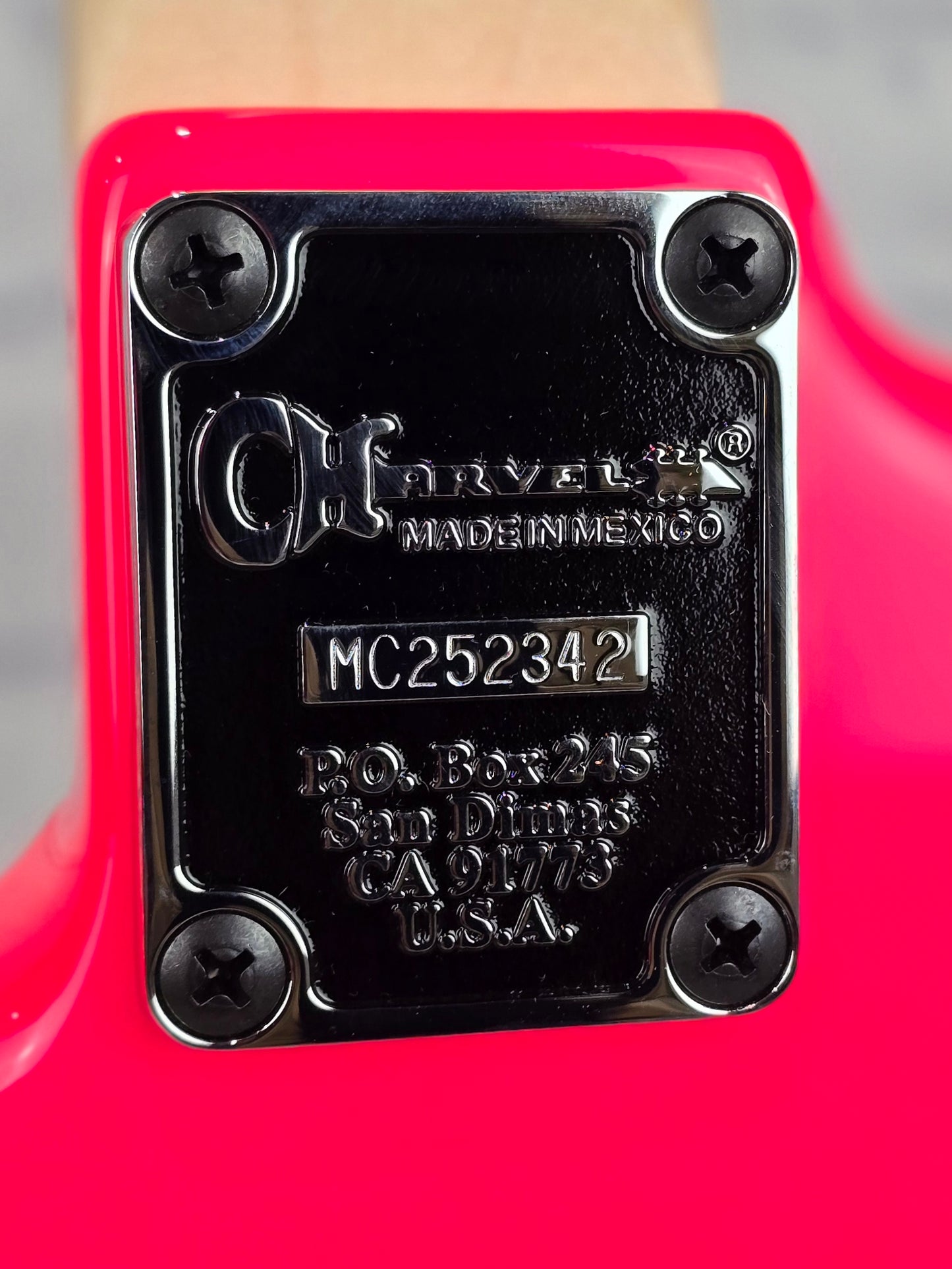 Charvel Guitars Sean Long Signature Pro-Mod San Dimas Style 1 HH HT M 6 String Electric Guitar Neon Pink Limited Edition