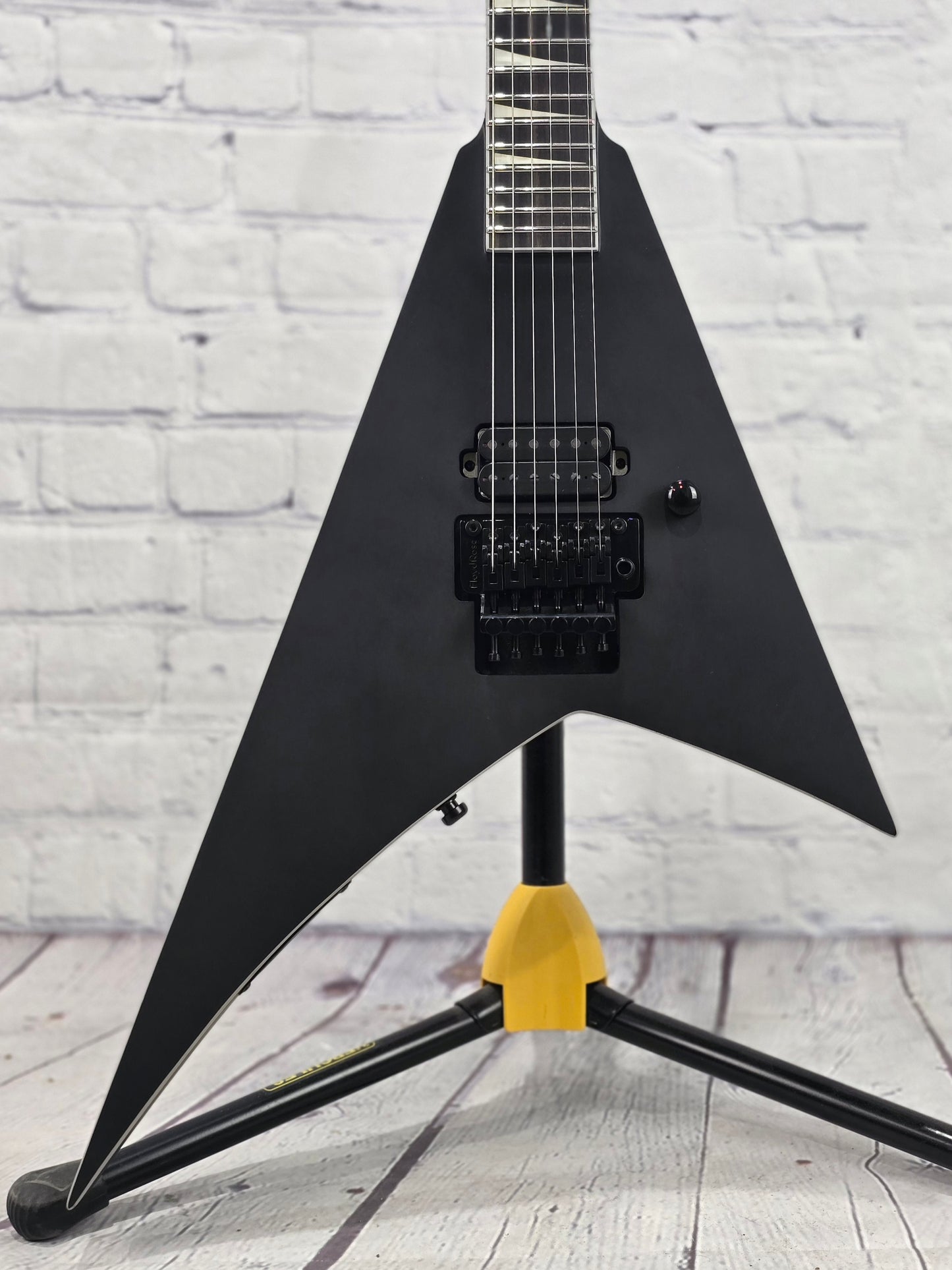 Jackson Guitars Pro Plus Pure Metal Rhoads RR1A 6 String Electric Guitar Limited Edition Satin Black