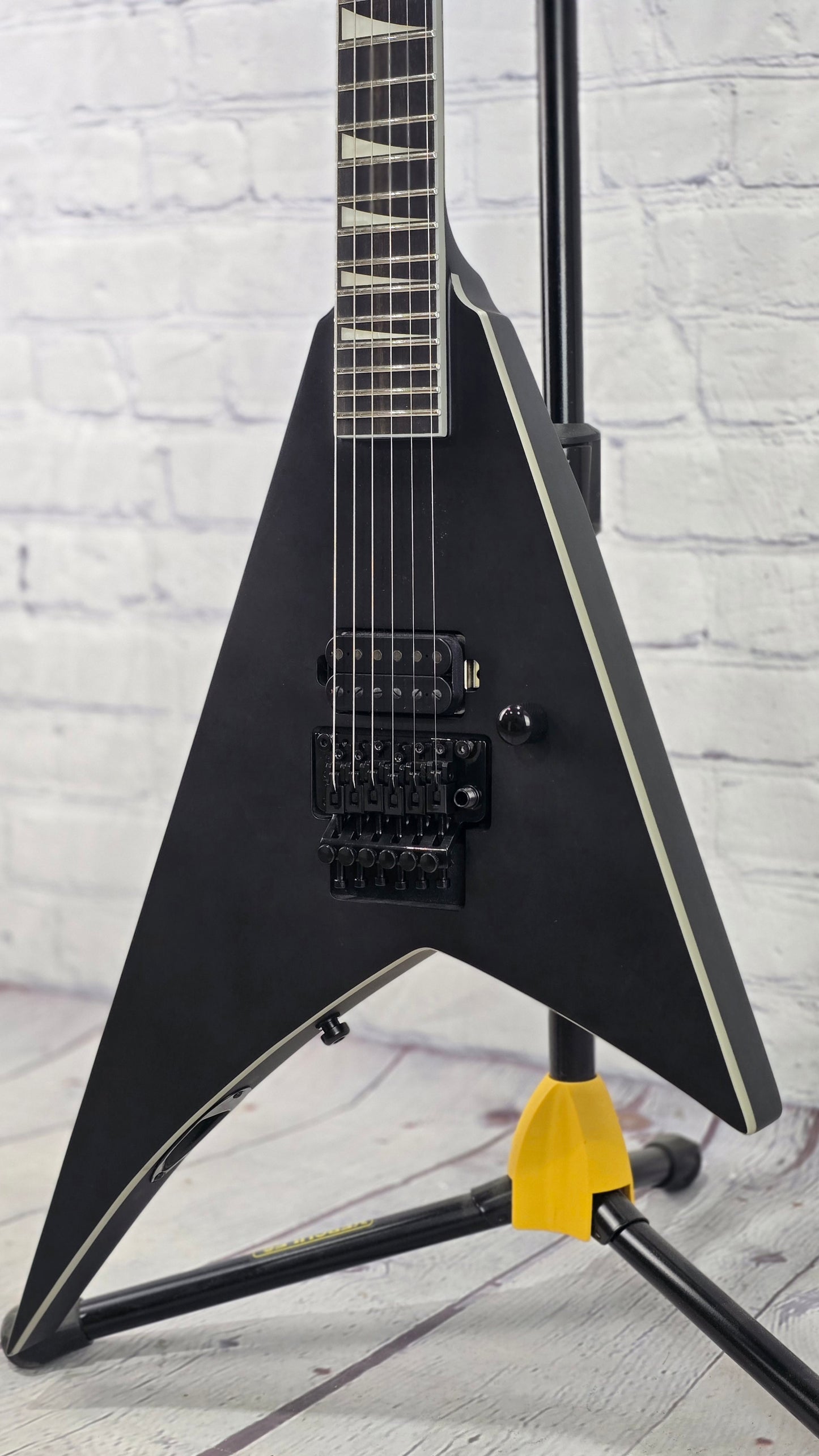 Jackson Guitars Pro Plus Pure Metal Rhoads RR1A 6 String Electric Guitar Limited Edition Satin Black